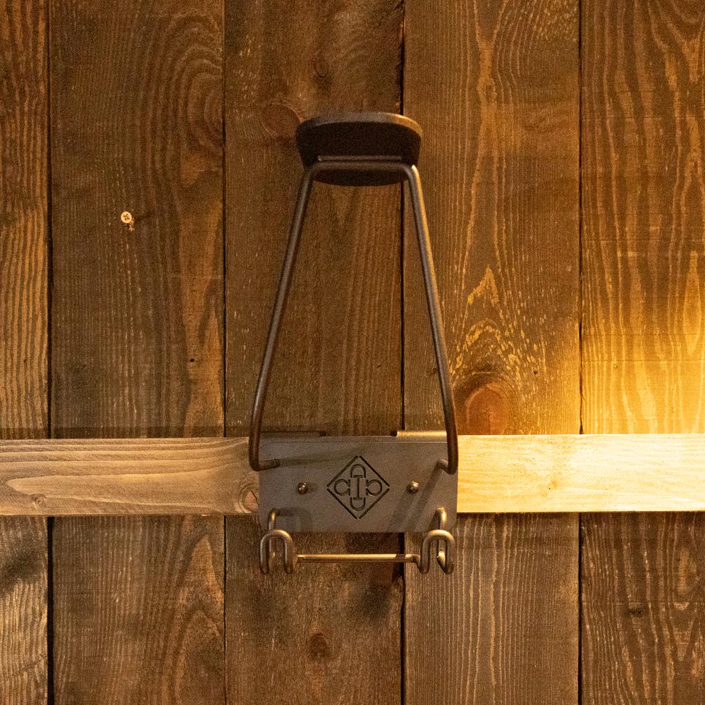 Extra hooks for helmet holder