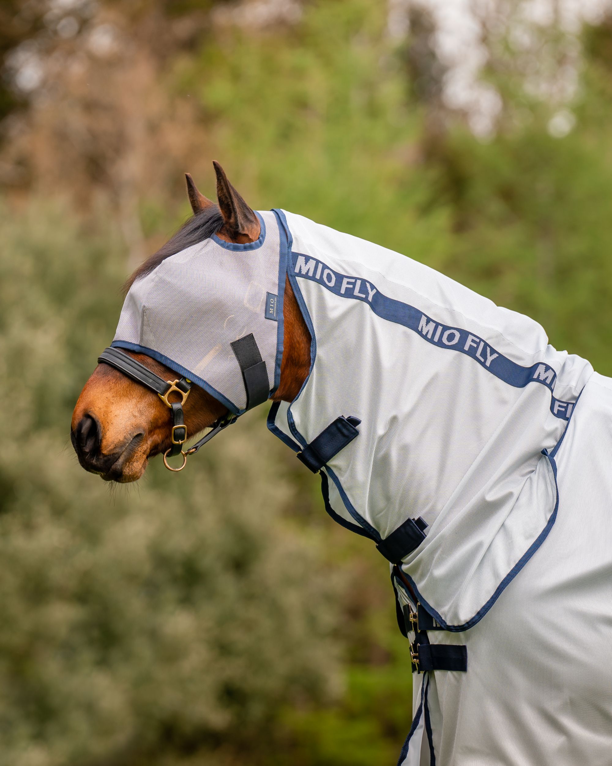 Fly rug Mio Fly Rug in lunar rock/navy