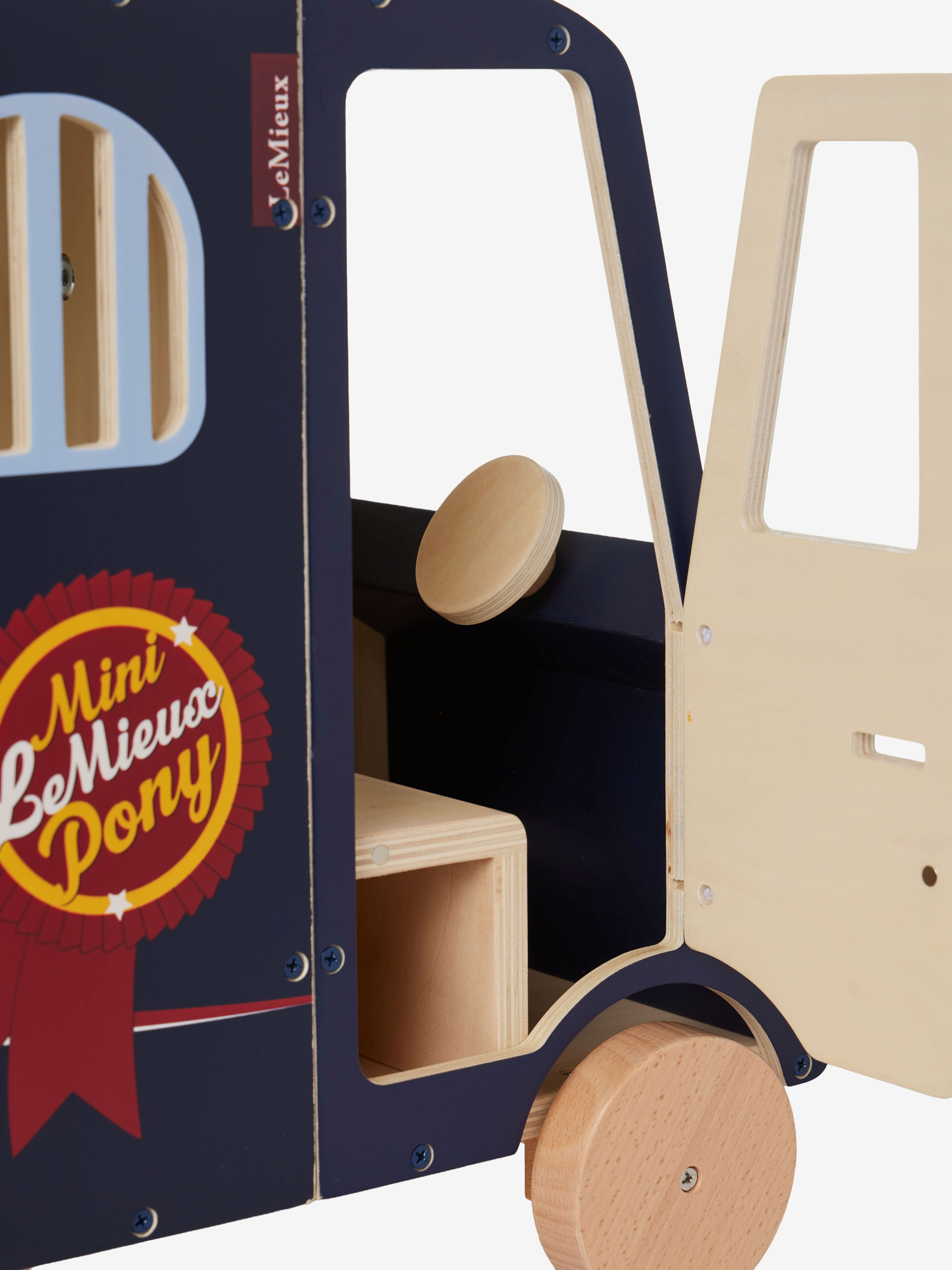 Toy Pony paardentrailer van hout