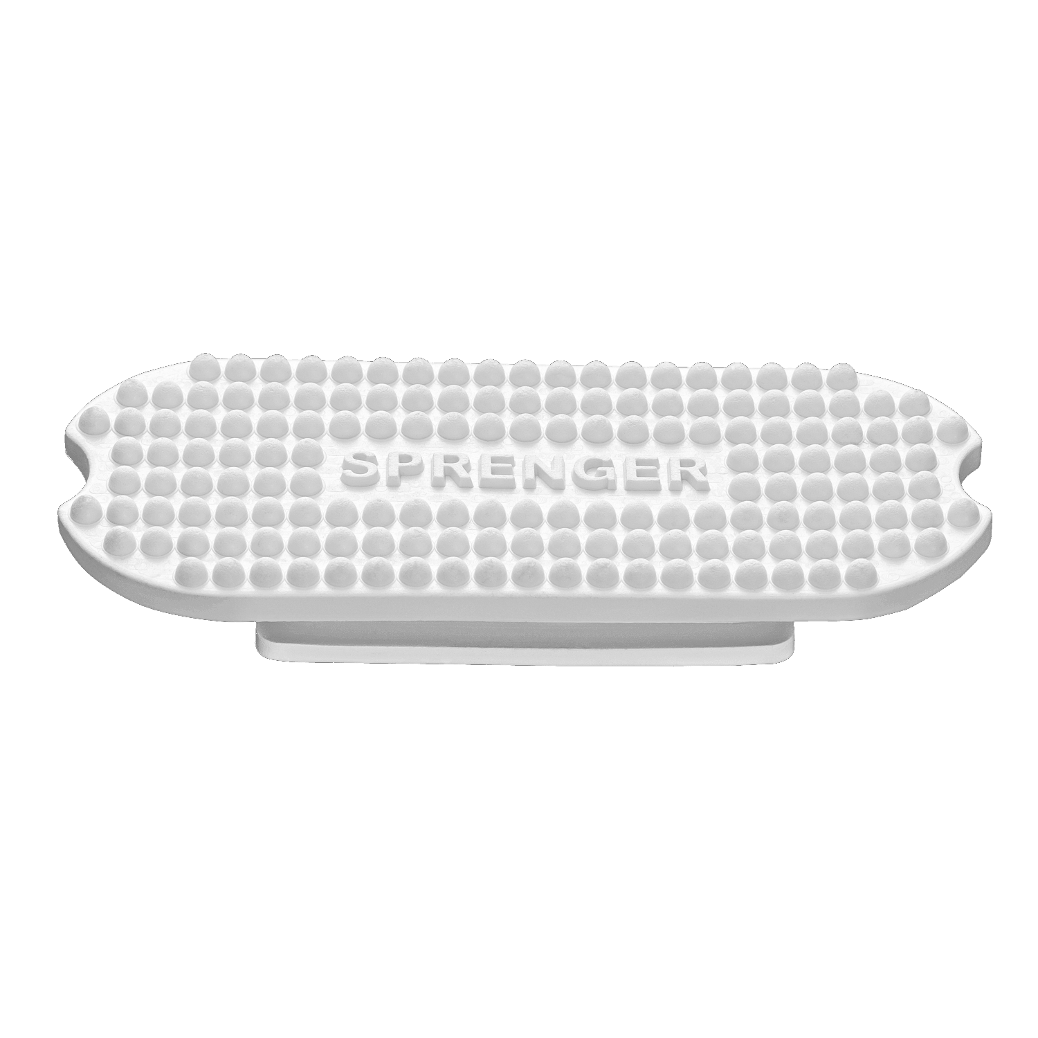 Steigbügel-Einlagen Gummi, weiß