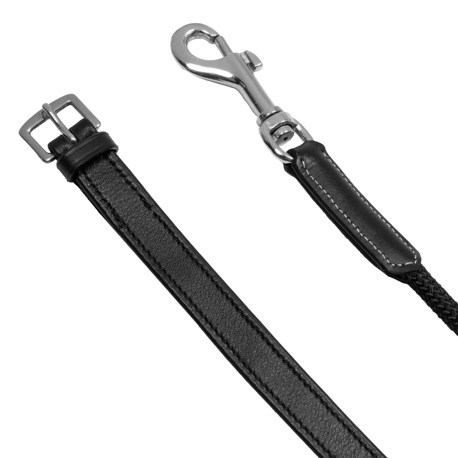 Ausbindezügel aus Leder und Nylon