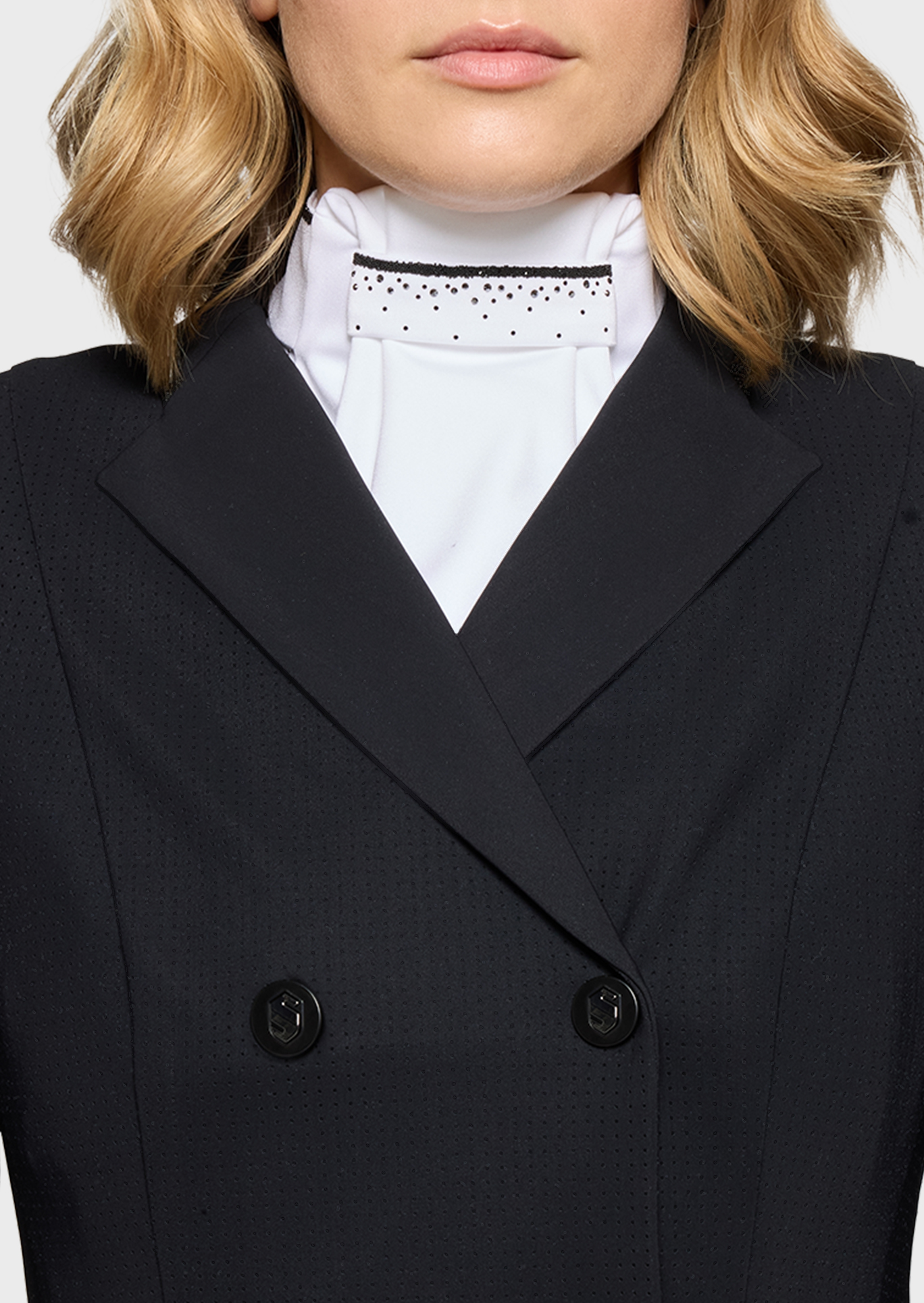 Plastron Crystal Fabric