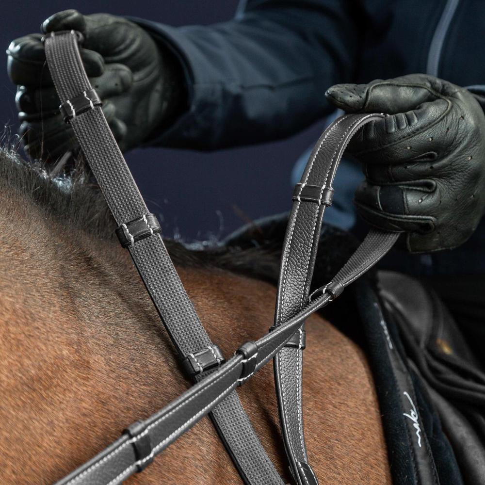 5/8" (16 mm) Jagdzügel mit 7 Lederstegen | Dy'on