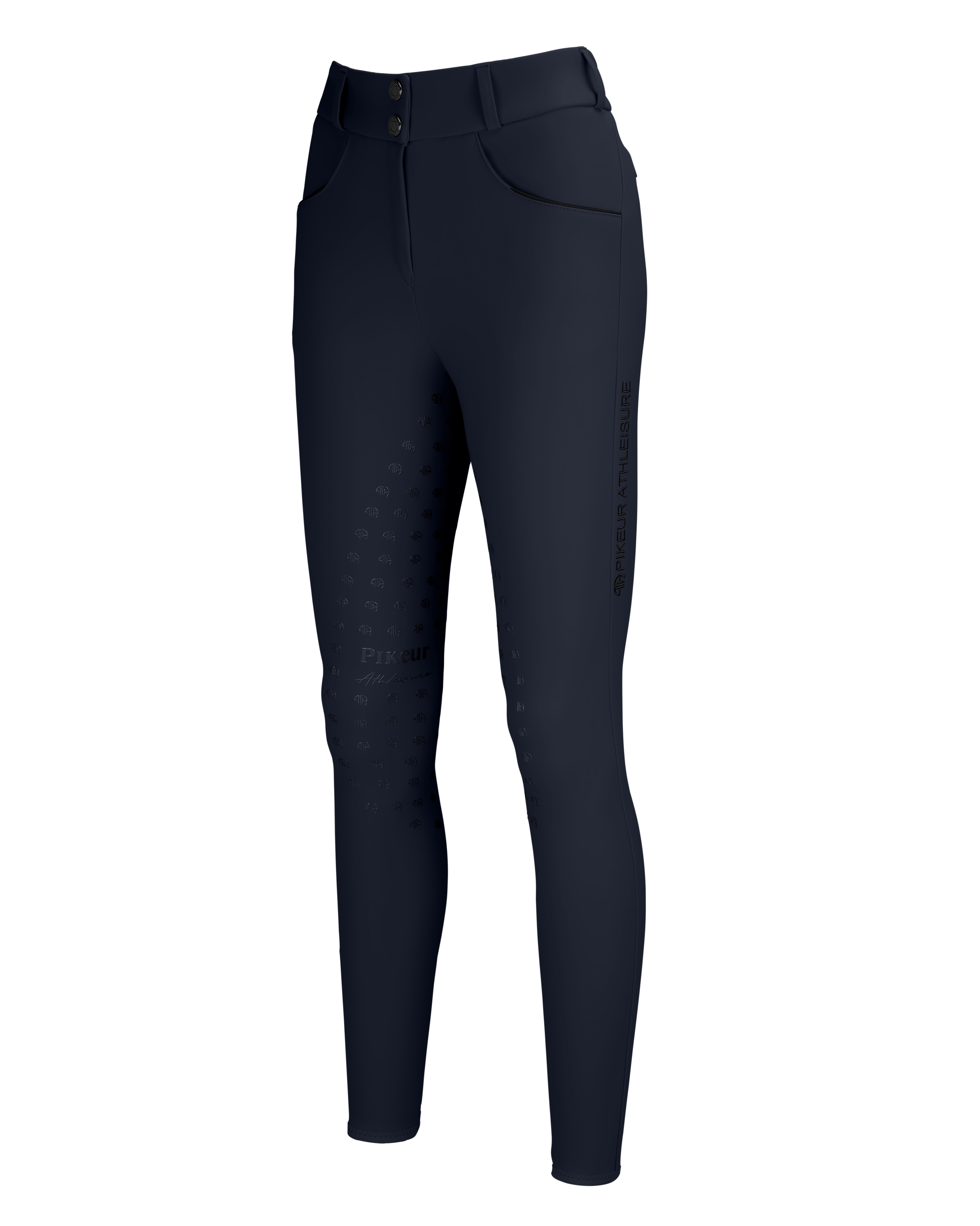 Riding breeches ladies athleisure mid-waist with full grip