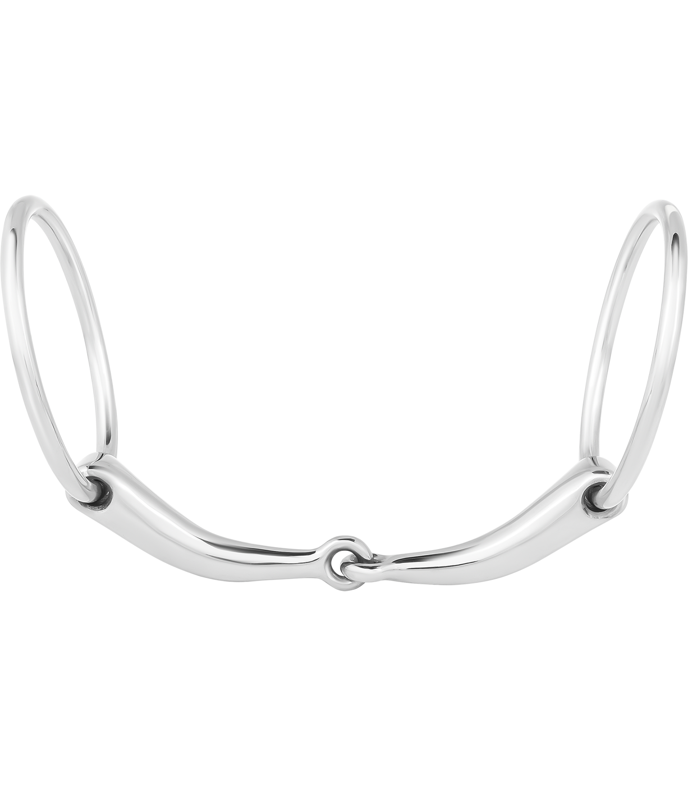 Mors de filet ergonomique, brisure simple