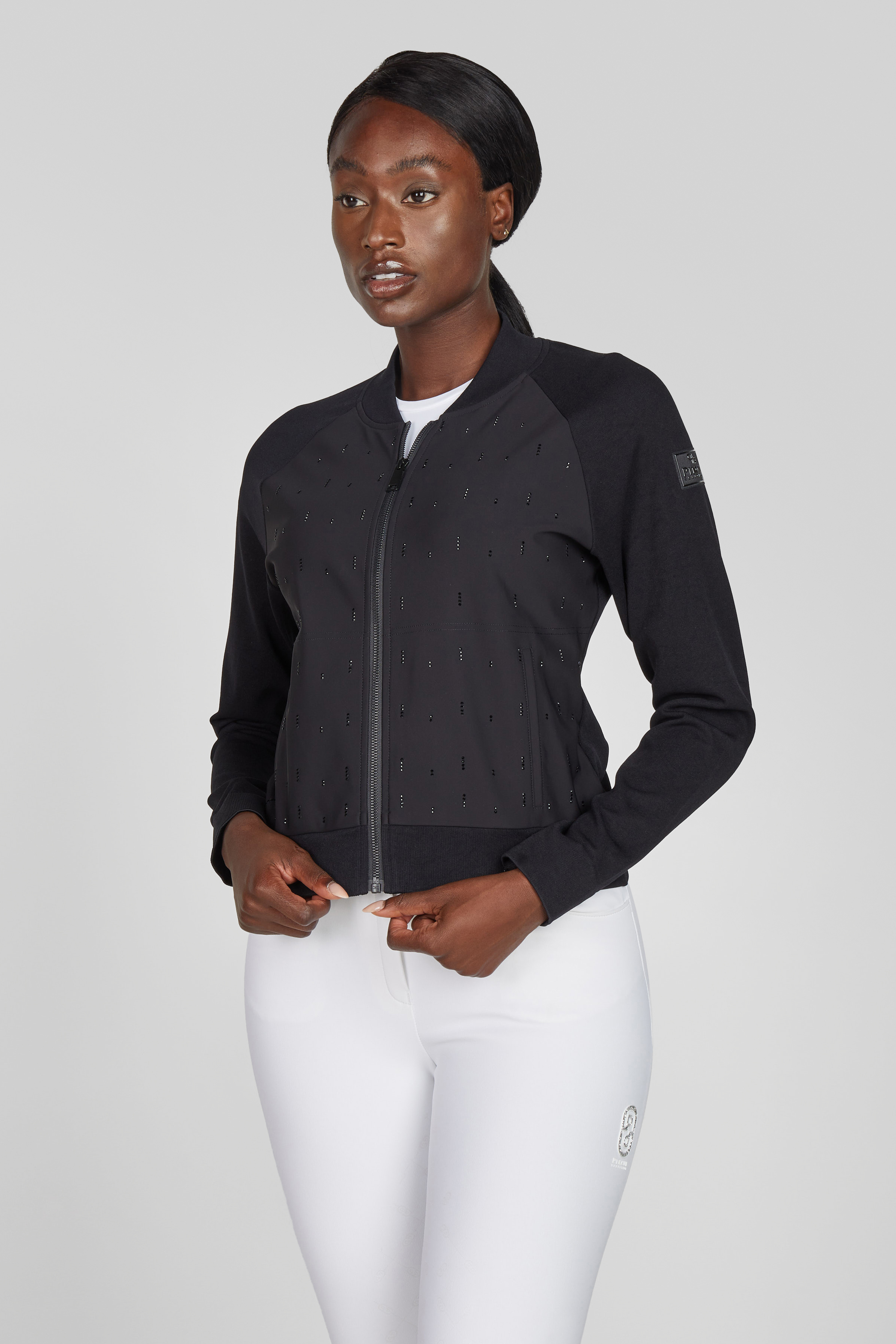 Blouson Damen Selection Knit in schwarz