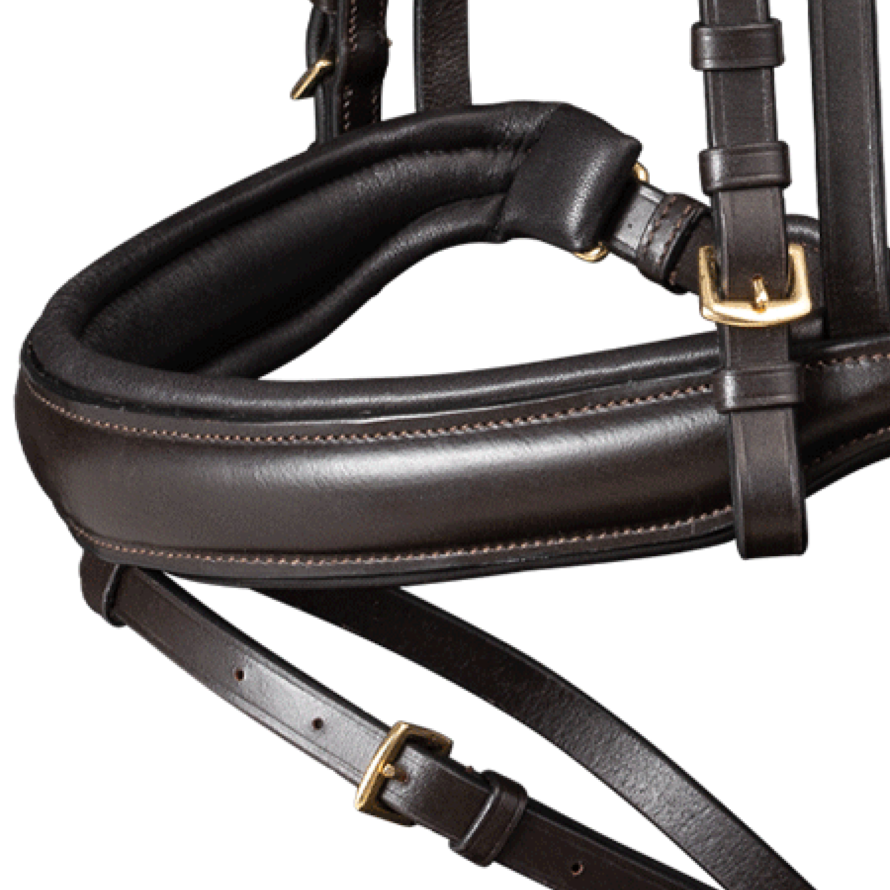Snaffle bridle X-Line Goldheart, swedish comb.