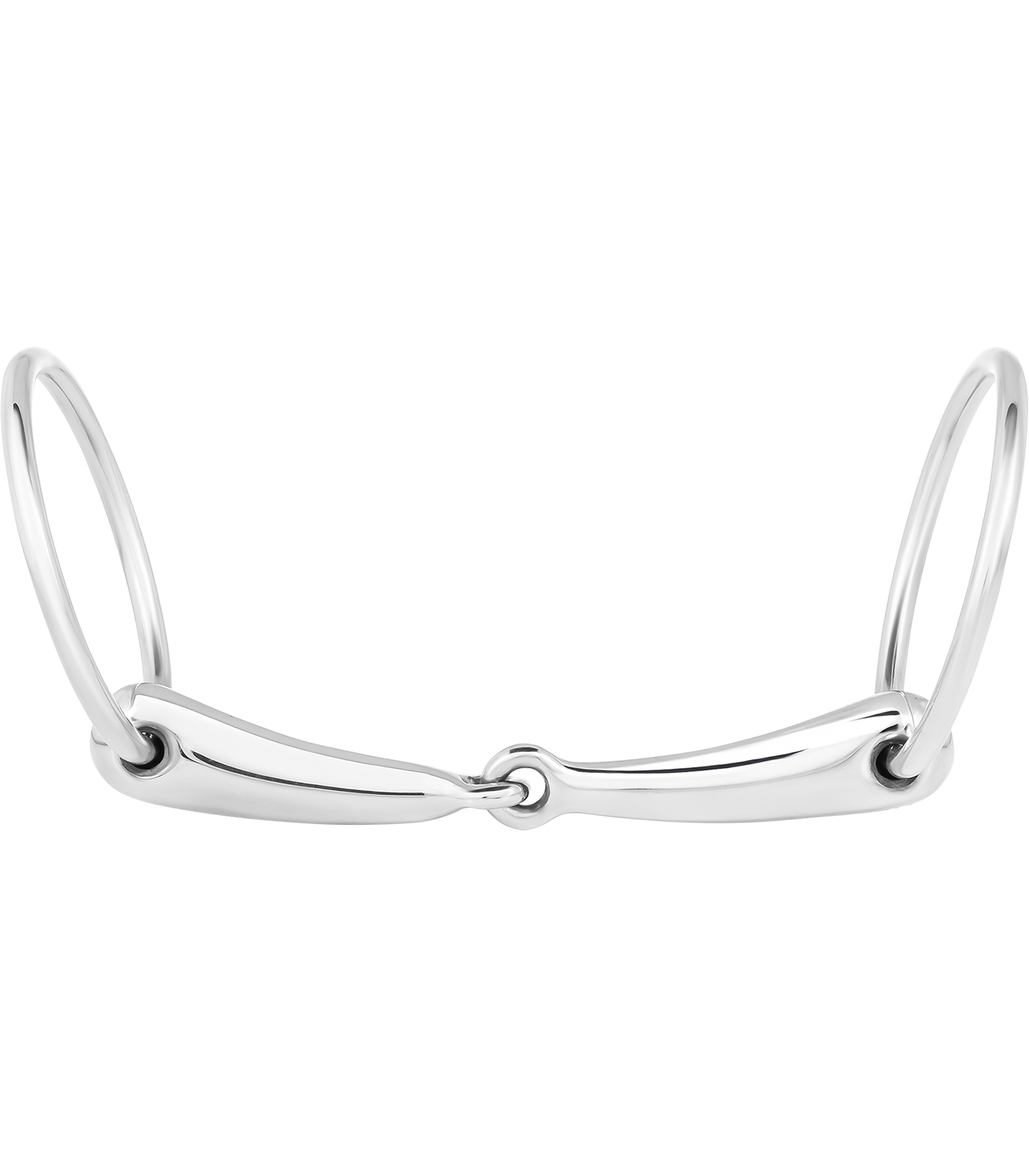 Mors de filet creux pour poney, brisure simple