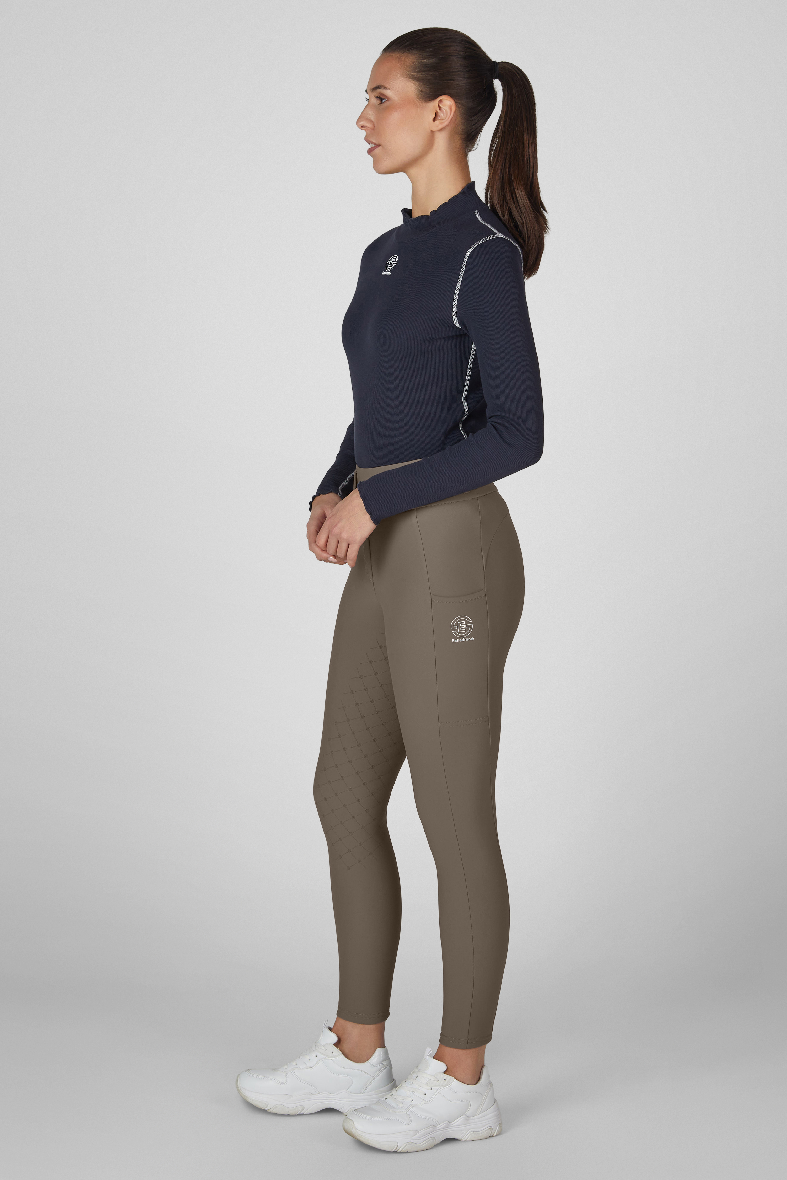 Reitleggins Damen Dynamic Cosy Vollgrip