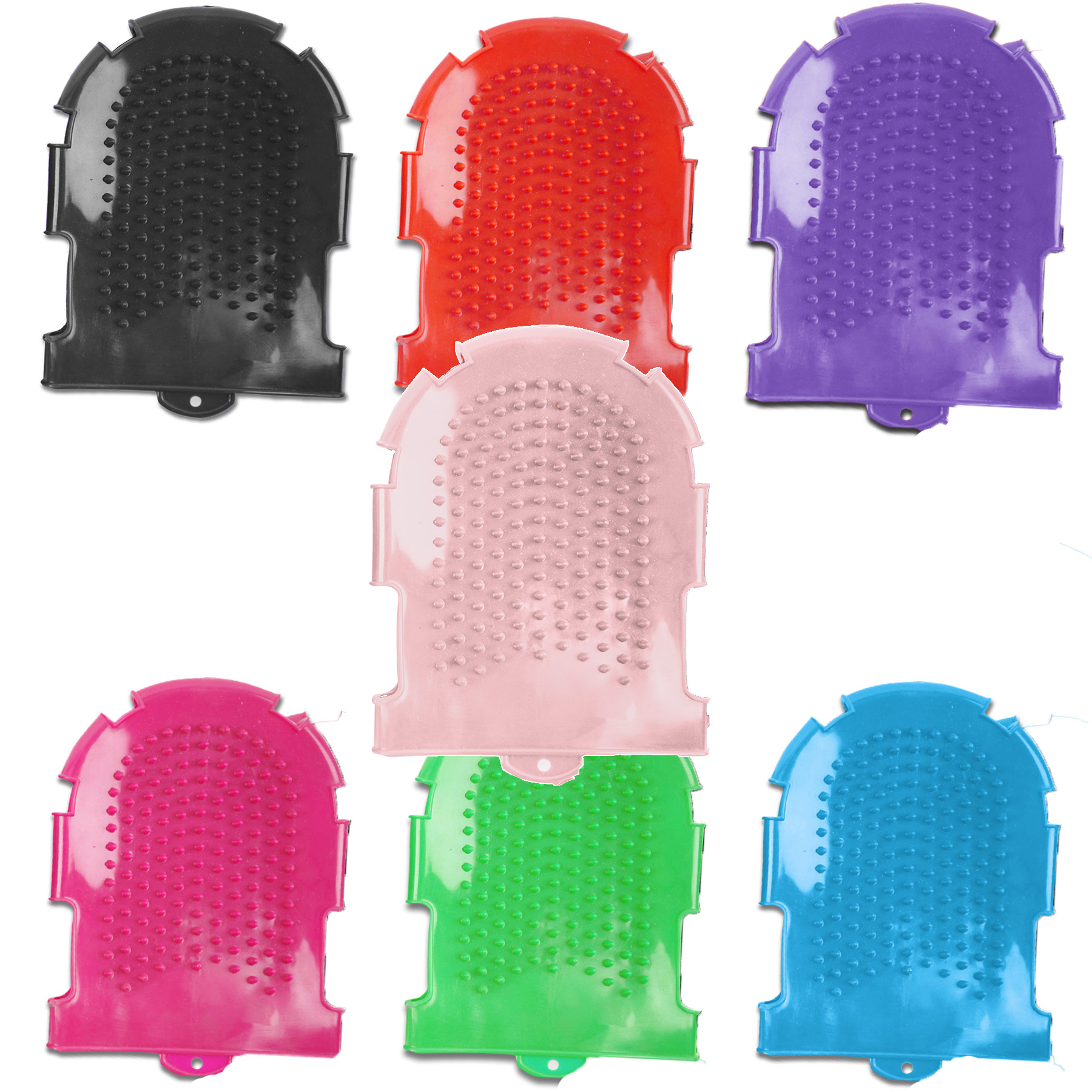 Putzhandschuh, Noppen/Borsten, linnea rosa