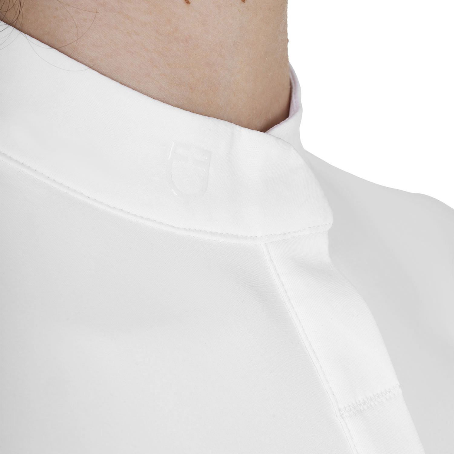 Schmal geschnittenes Turnier-Poloshirt mit Knöpfen für Mädchen