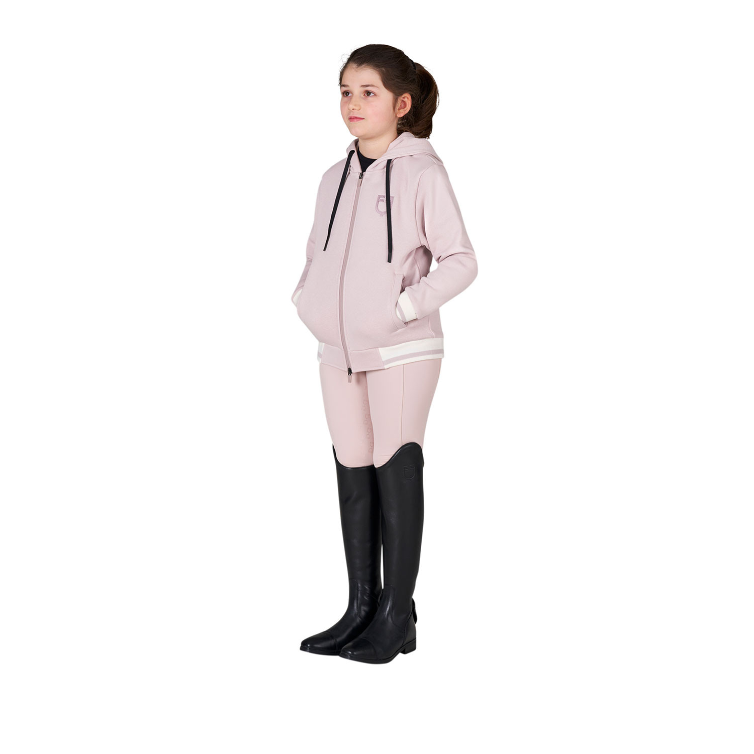 Unisex-Kinder-Hoodie mit Frontreißverschluss