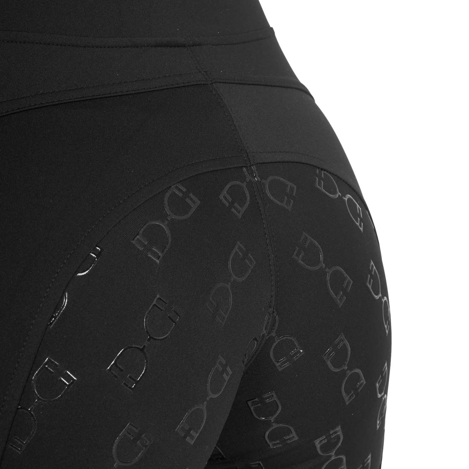 Schmale Damen-Leggings mit Micro-Mesh-Einsätzen
