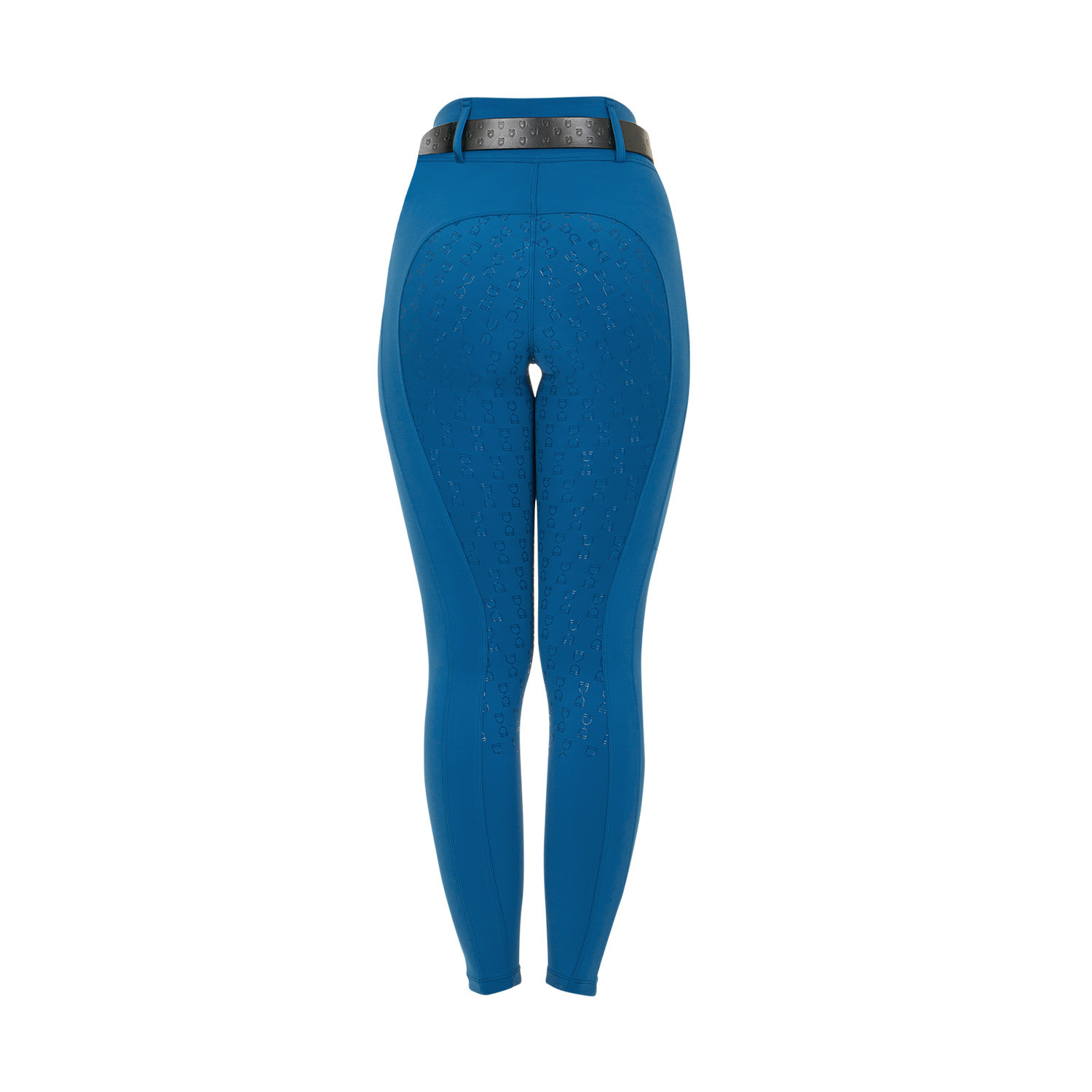 Damen-Leggings mit hohem Bund und Gürtelschlaufen