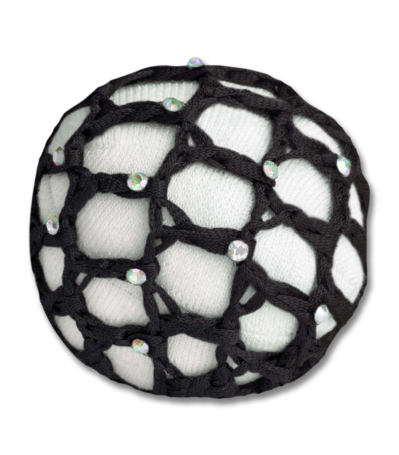 Haarnetz m/Glitzersteinchen