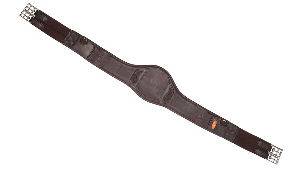 Long belt Portland in espresso/silver
