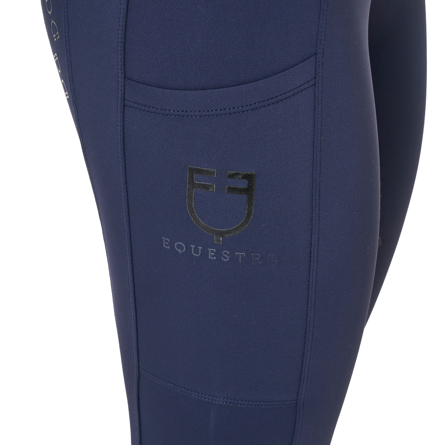 Damen-Leggings mit hohem Bund und Gürtelschlaufen