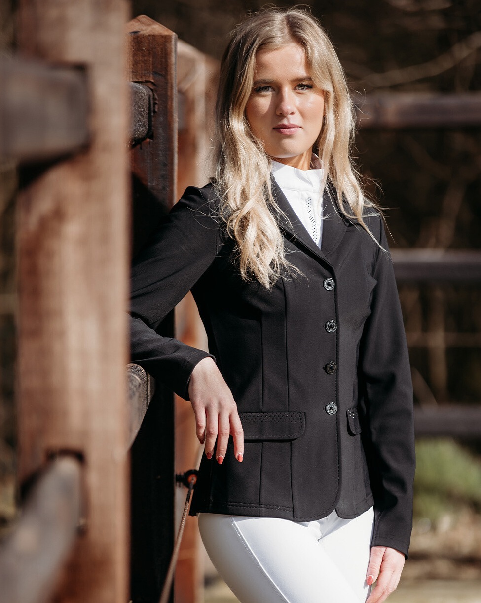 Ladies show jacket PerformNow in black
