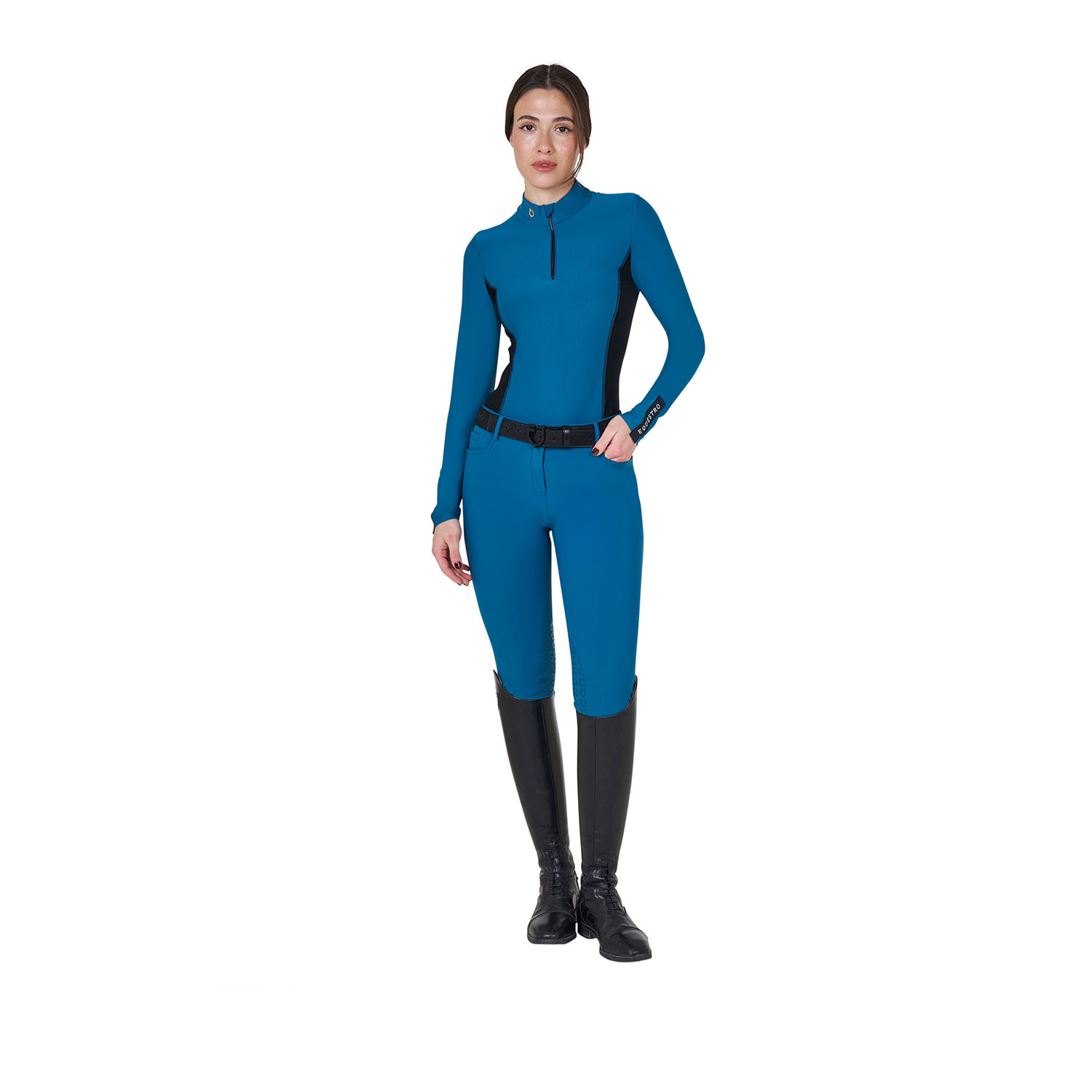 Technisches Damen-Langarm-Trainingspolo