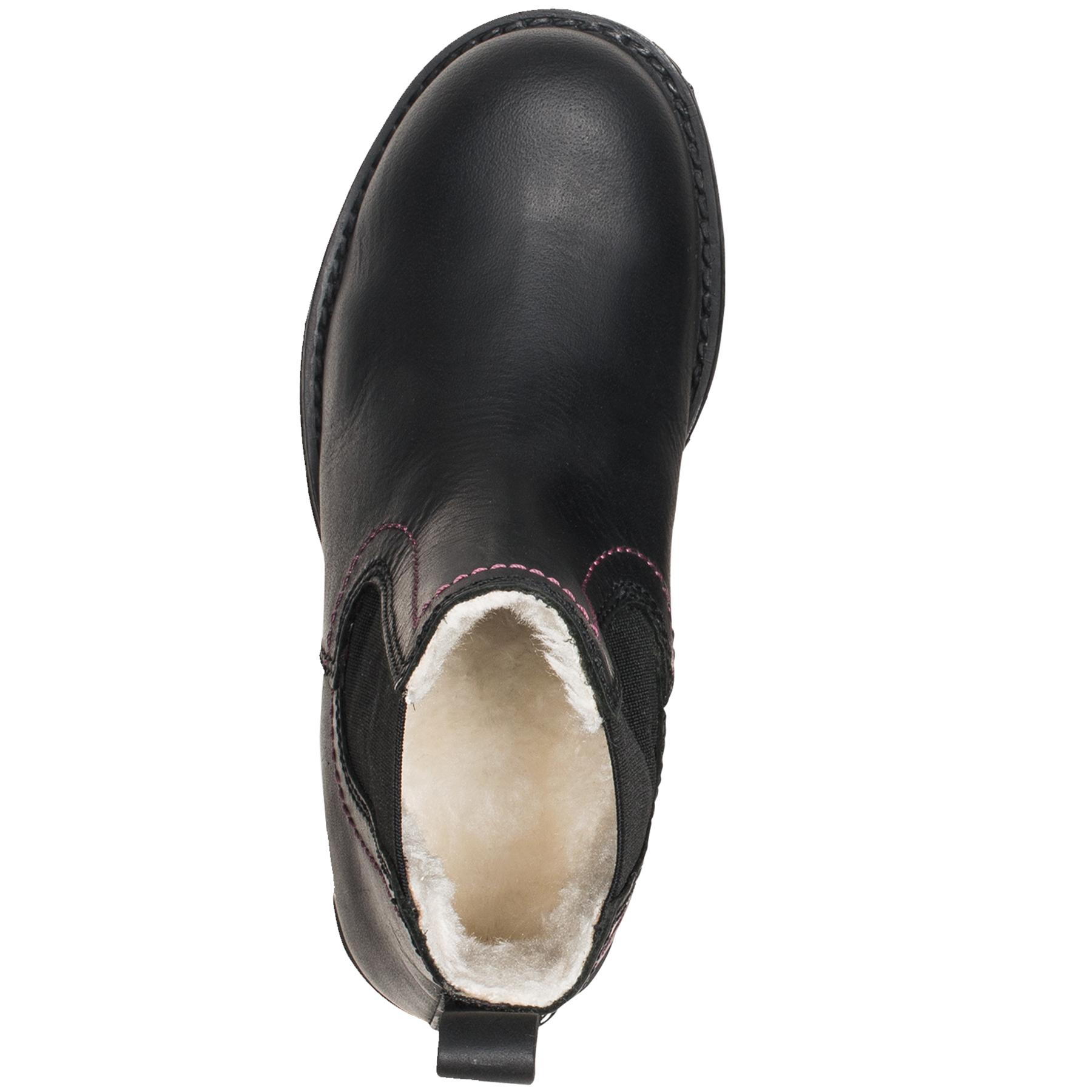 Jodhpurstiefelette Winter in schwarz/silber