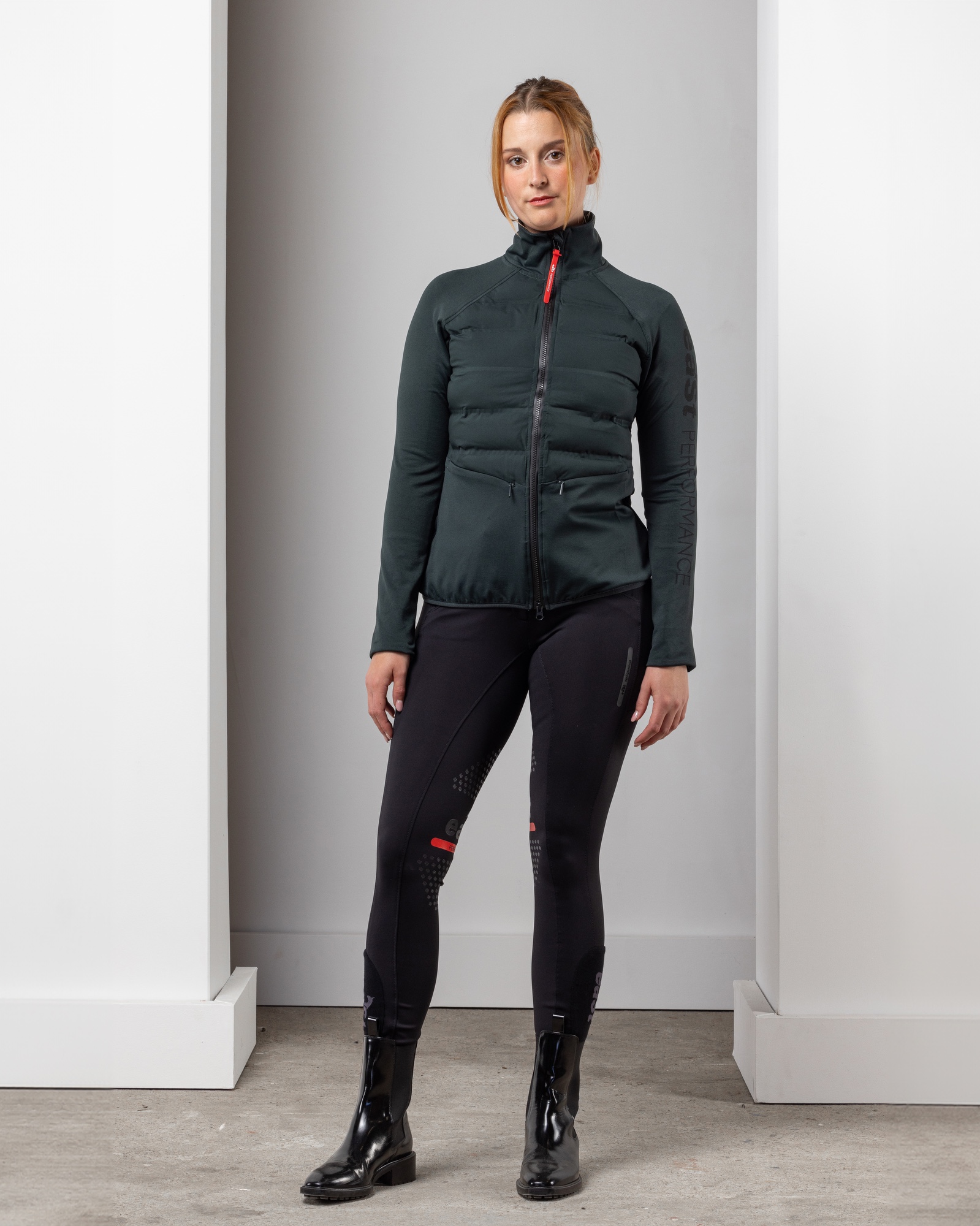 Riding jacket ladies hybrid jersey