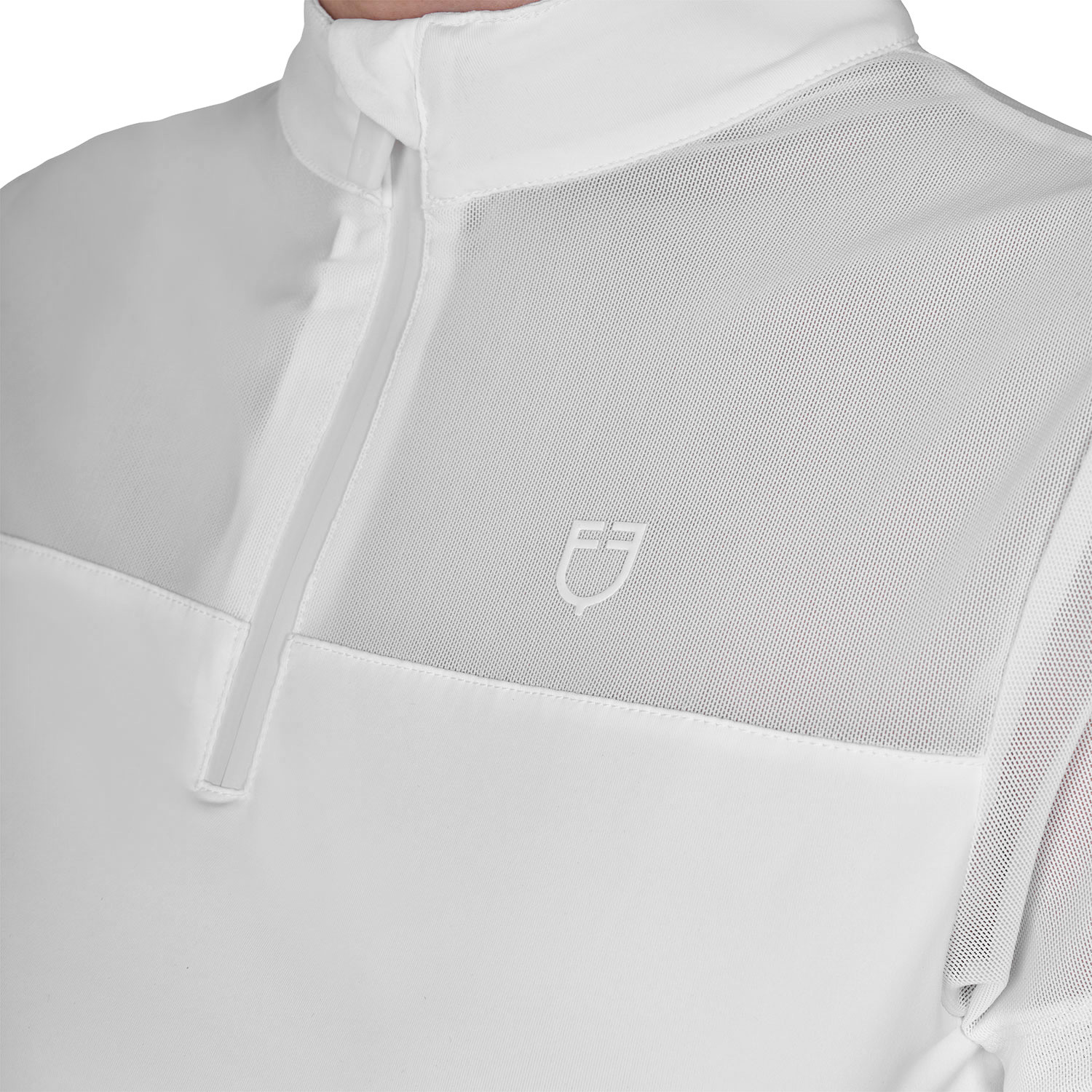 Damen-Trainingspolo mit Mesh-Einsätzen