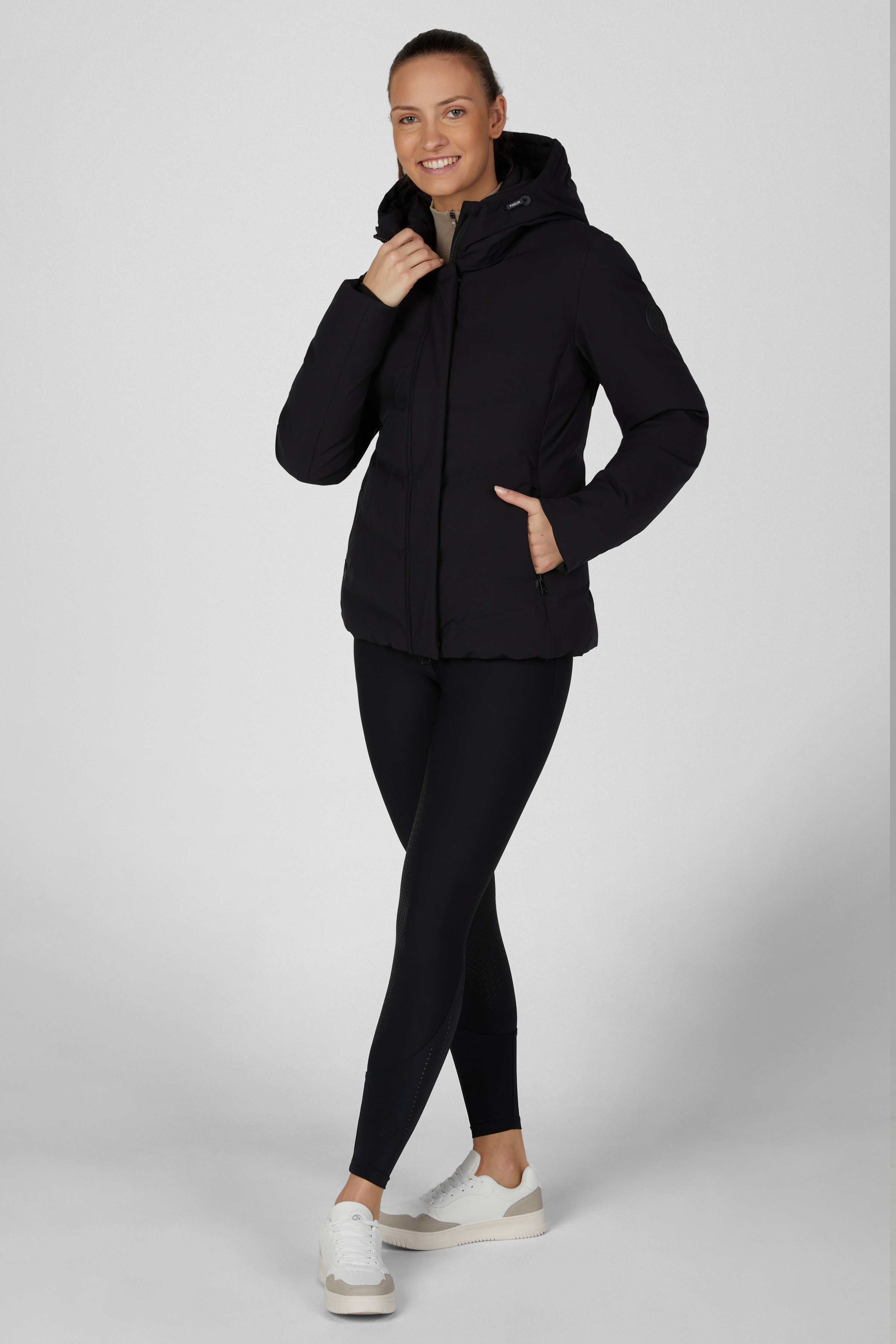 Steppjacke m. Kapuze Waterproof
