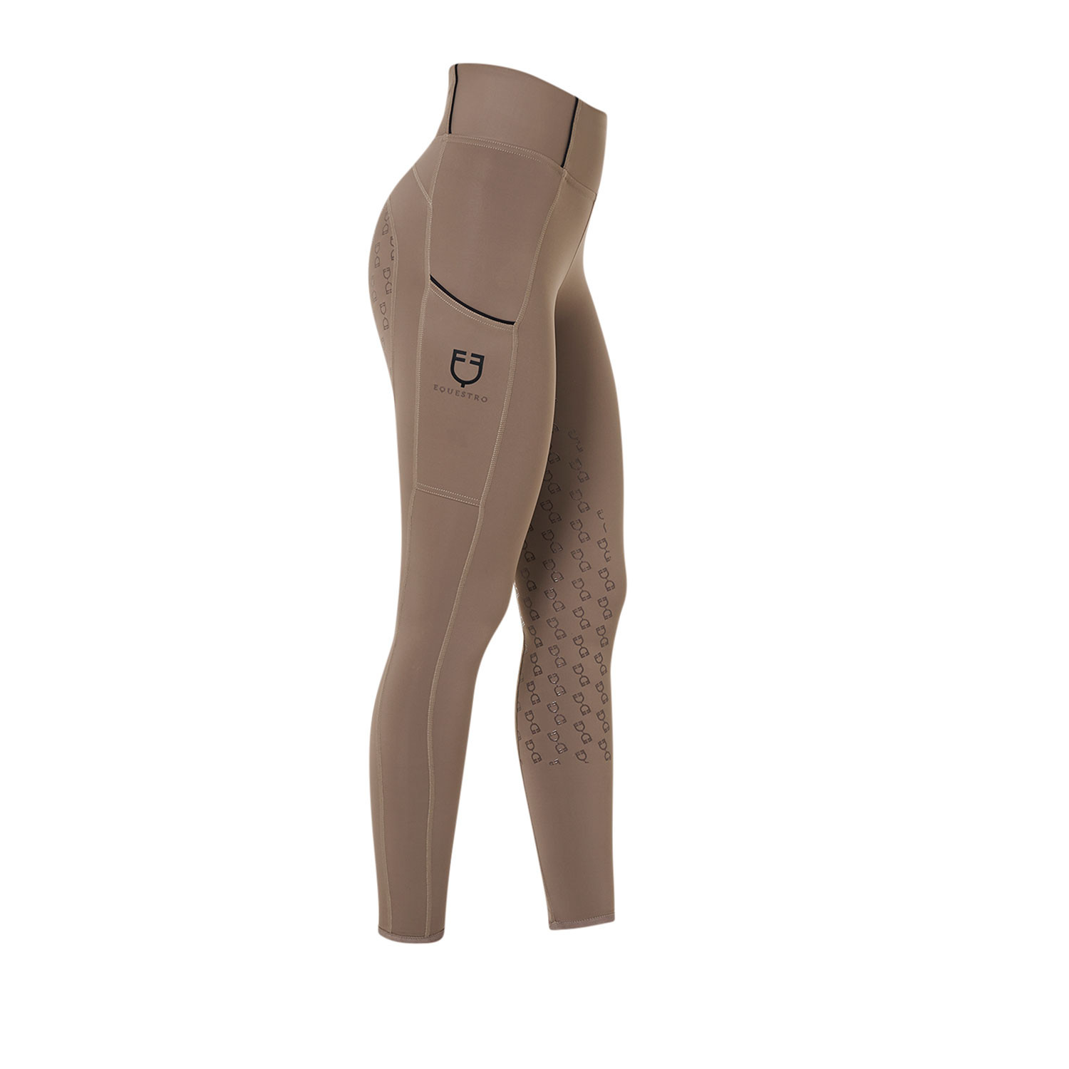 Damen-Leggings Slim Fit mit Vollbesatz