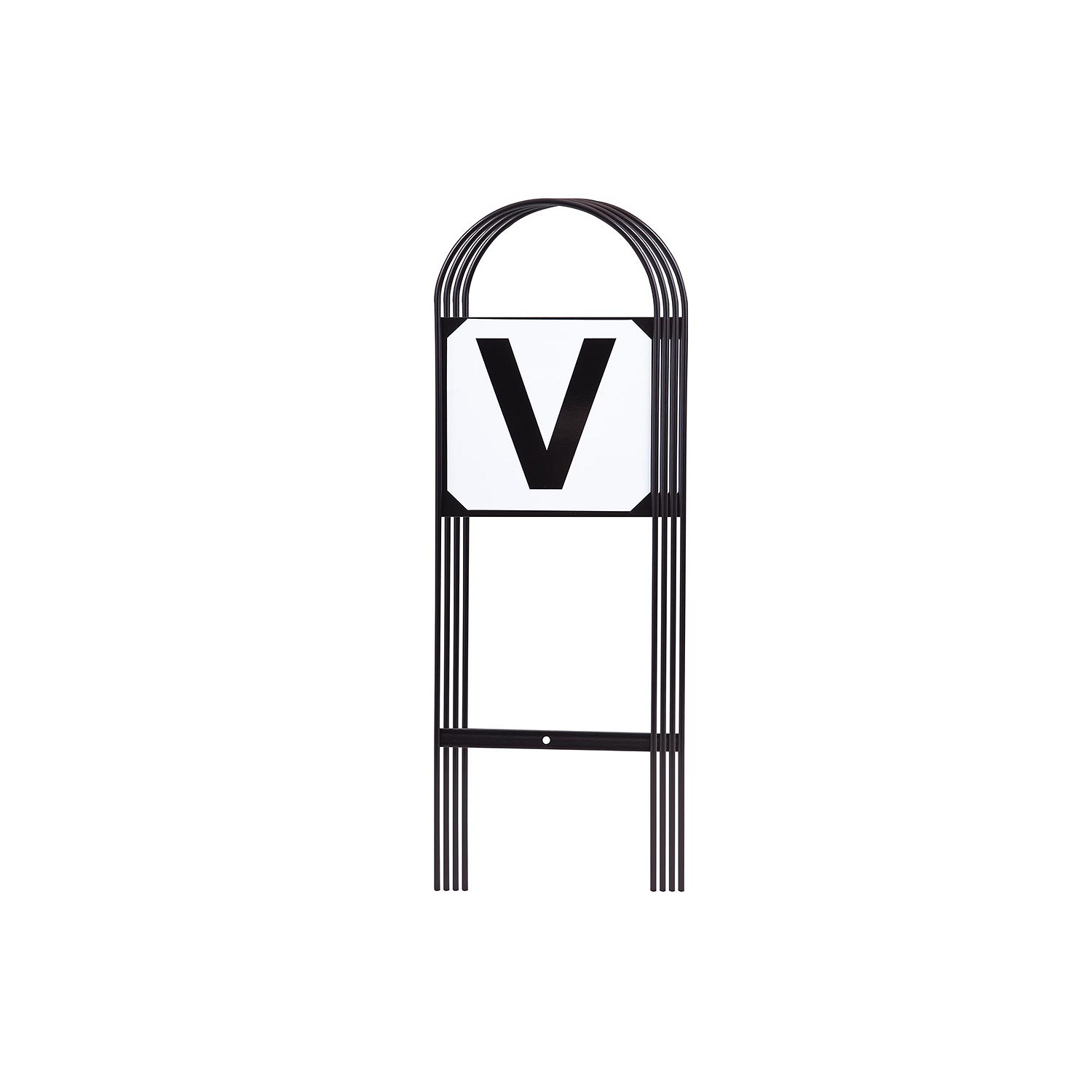 Dressurbuchstaben R-V-P-S in schwarz