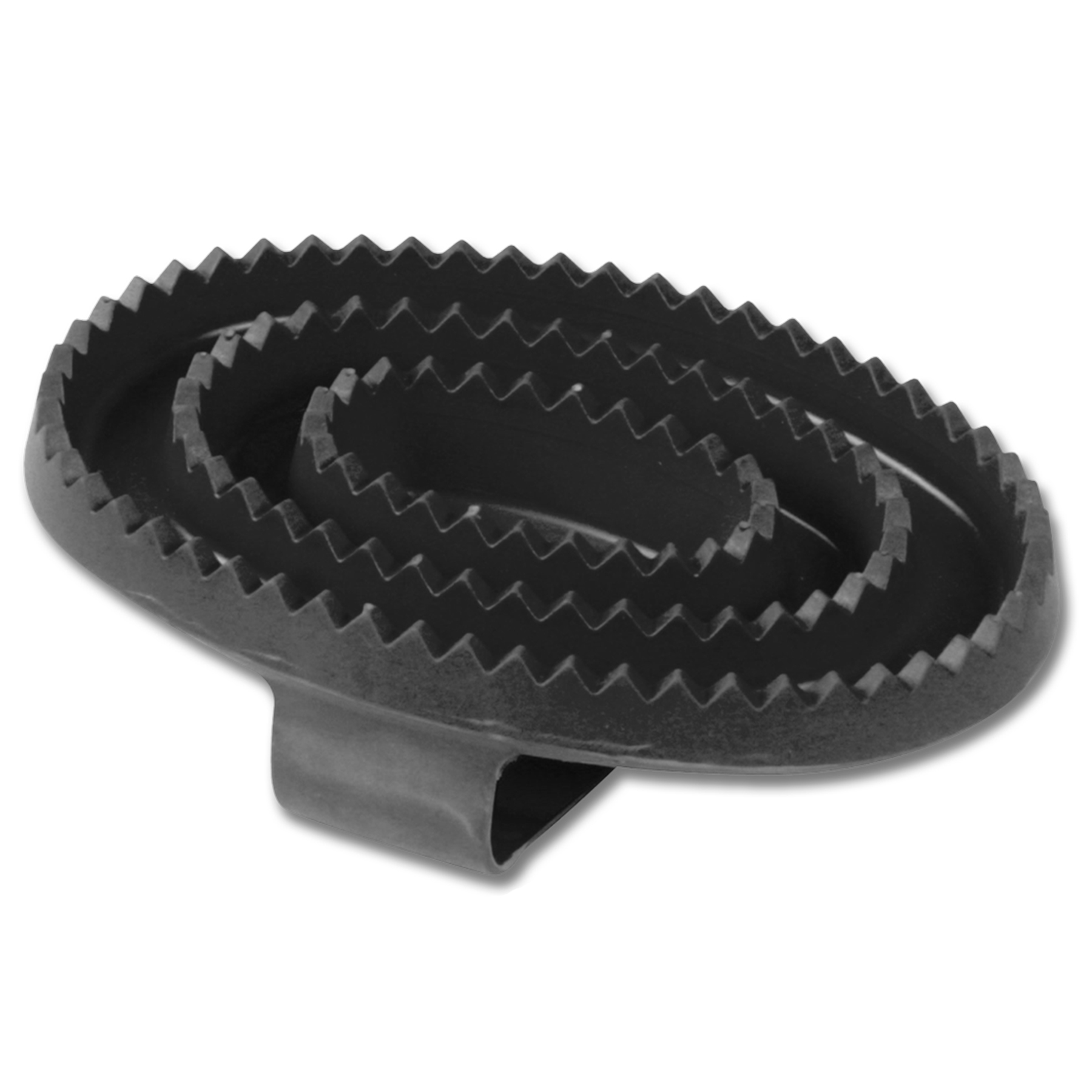 Gummistriegel klein, schwarz