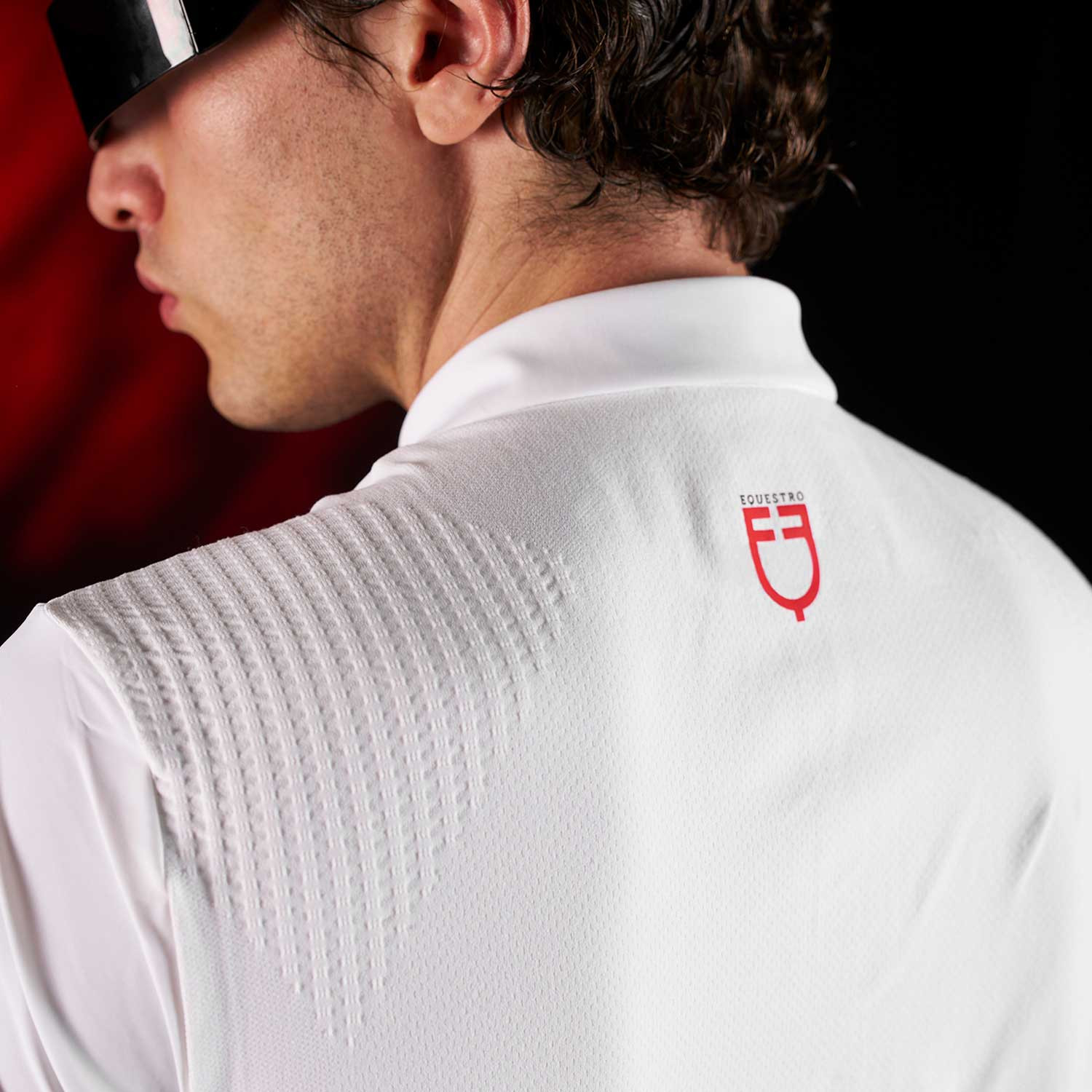 Herren-Turnierpoloshirt mit kurzen Ärmeln und Knöpfen