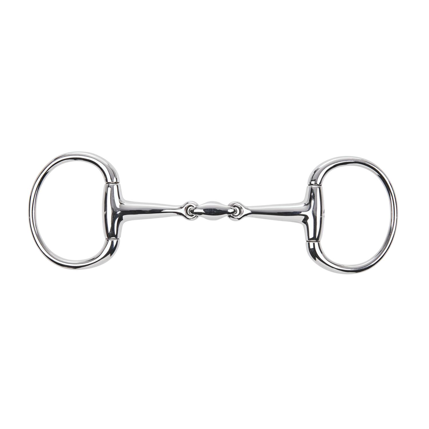 Olivenkopfgebiss Edelstahl 14 mm, doppelt gebrochen