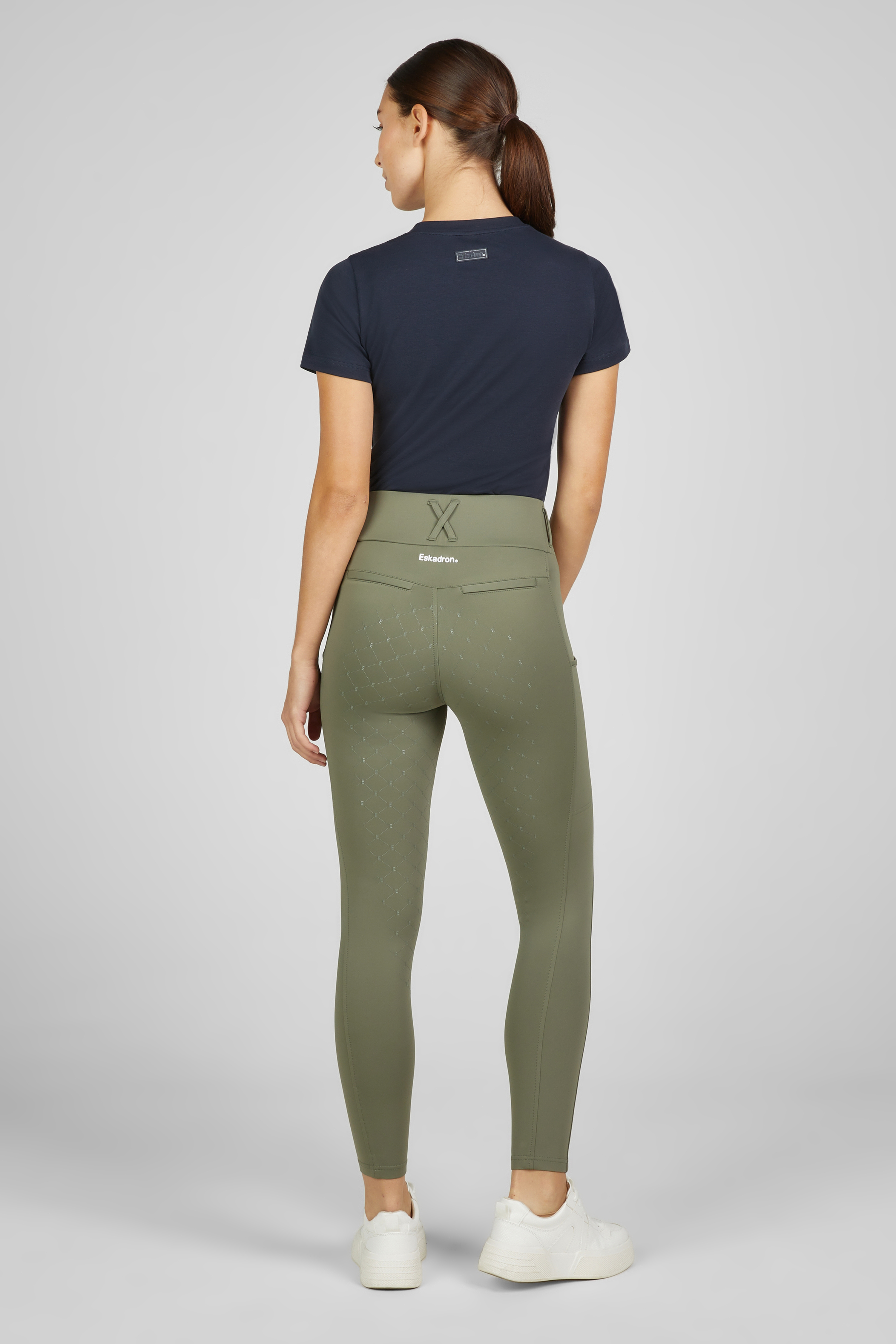 Reitleggins Damen Classic Sports Vollgrip