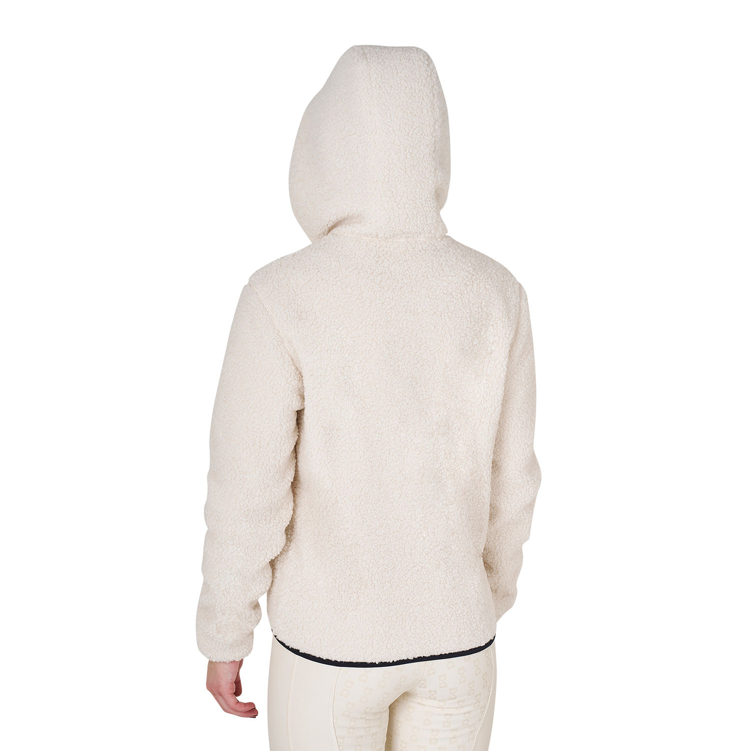 Damen-Fleece-Sweatshirt mit Fronttasche