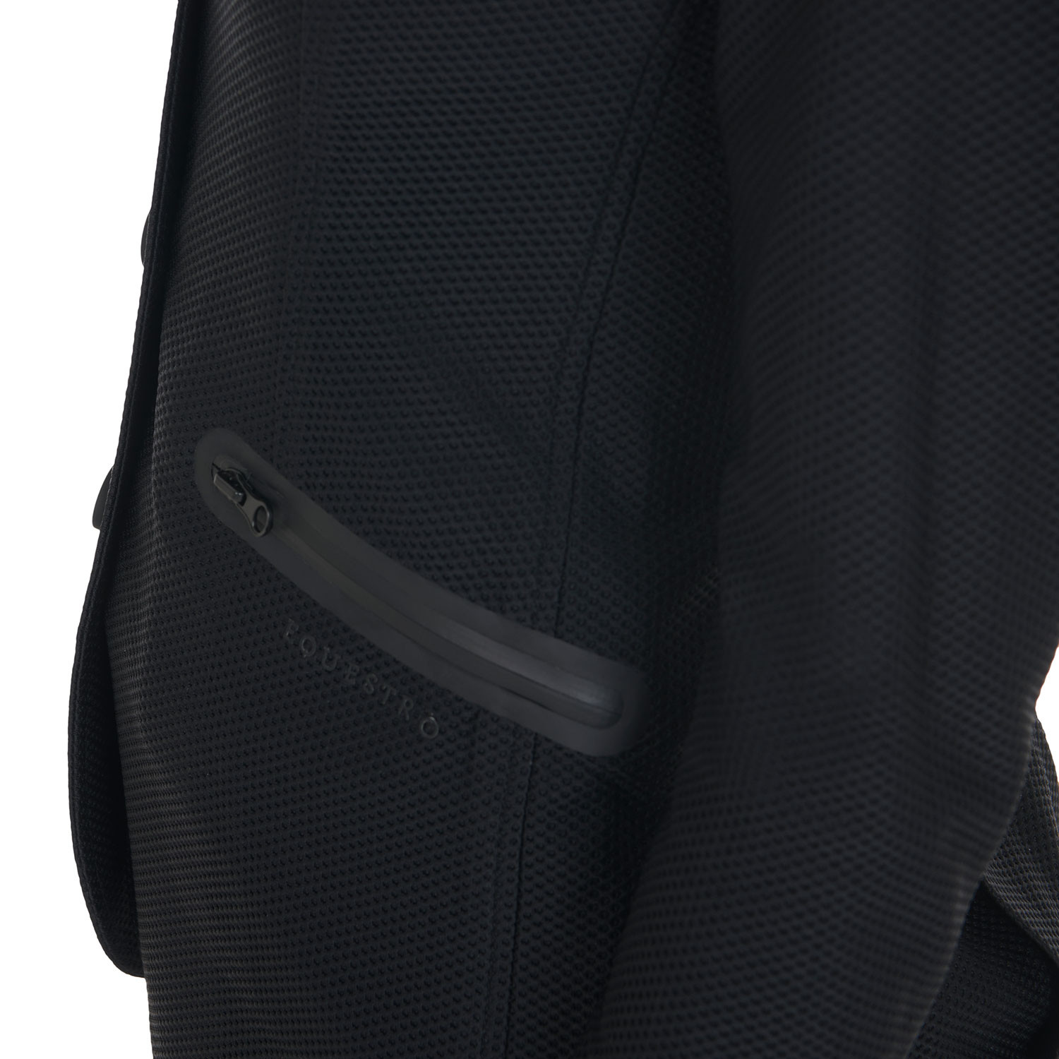 Turnierjacket für Damen mit vier Knöpfen aus perforiertem Stoff
