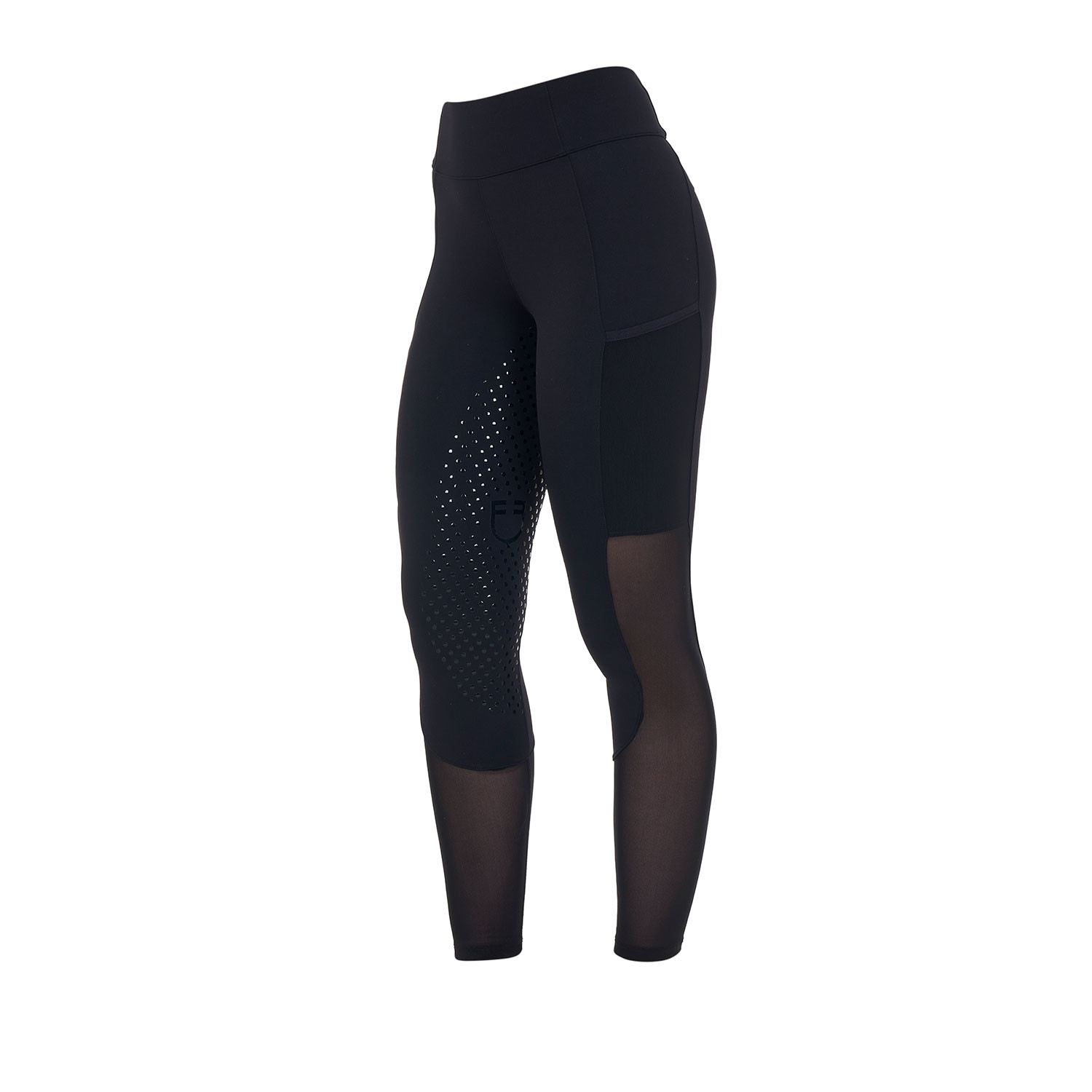 Full-Grip-Reithose für Damen mit perforierten Einsätzen