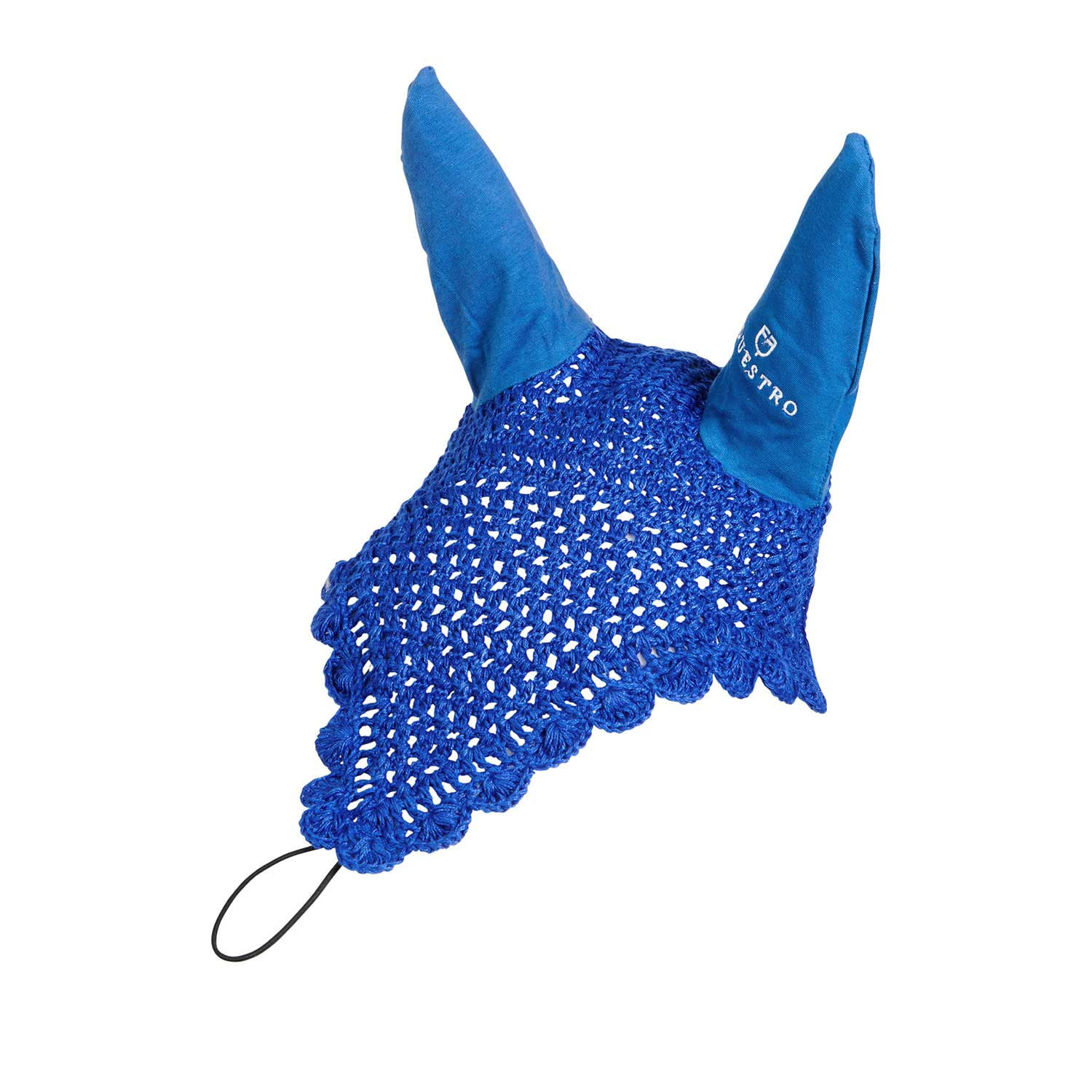 Gestrickte Fliegenhaube mit elastischem Stirnriemen