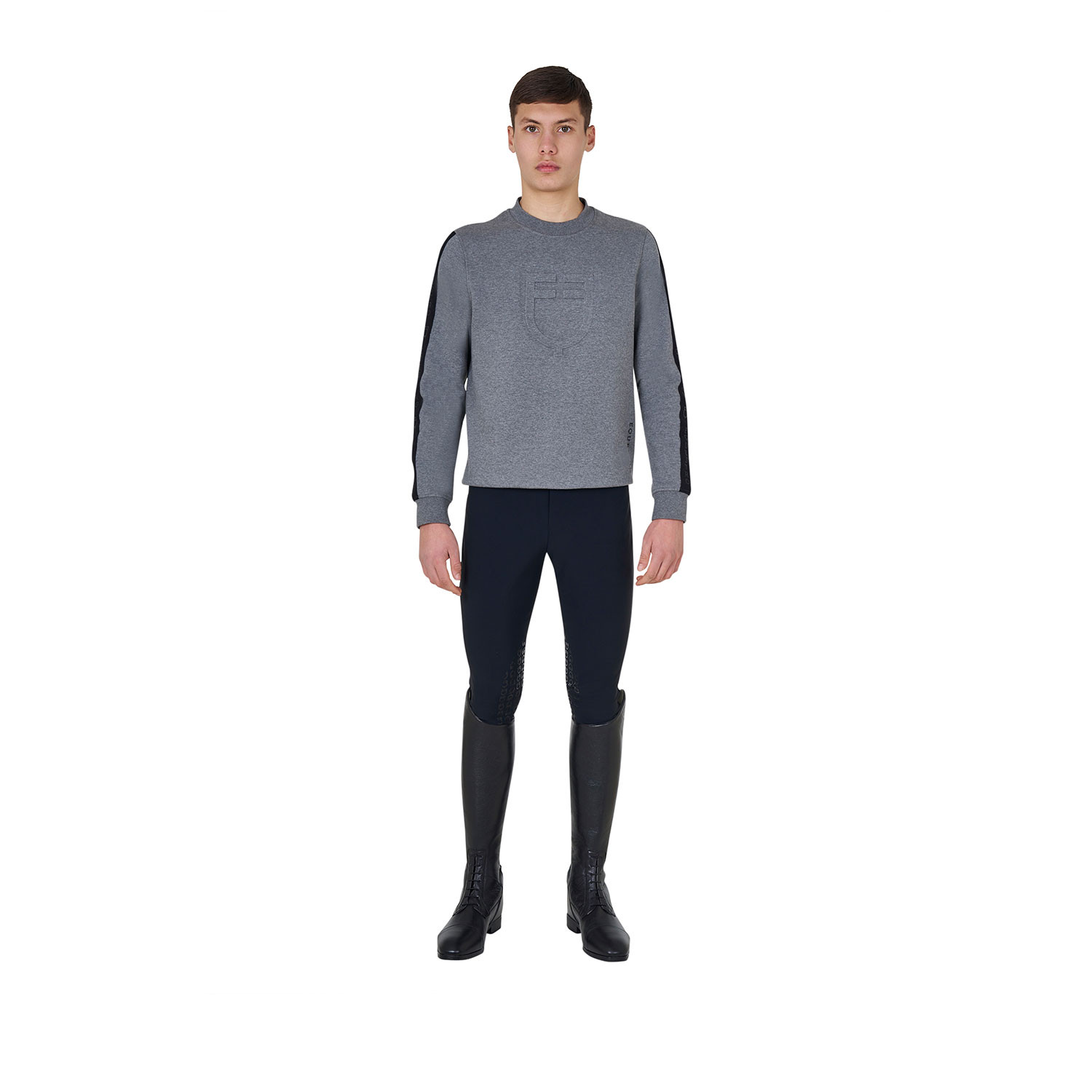 Herren-Baumwollsweatshirt mit Logo