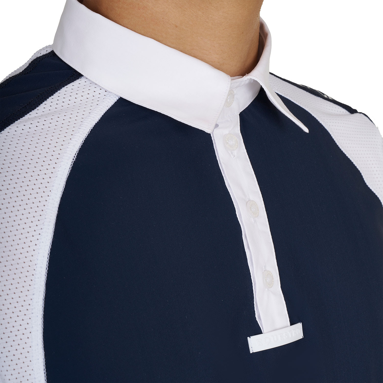 Schmal geschnittenes Turnier-Poloshirt für Herren mit vier Knöpfen