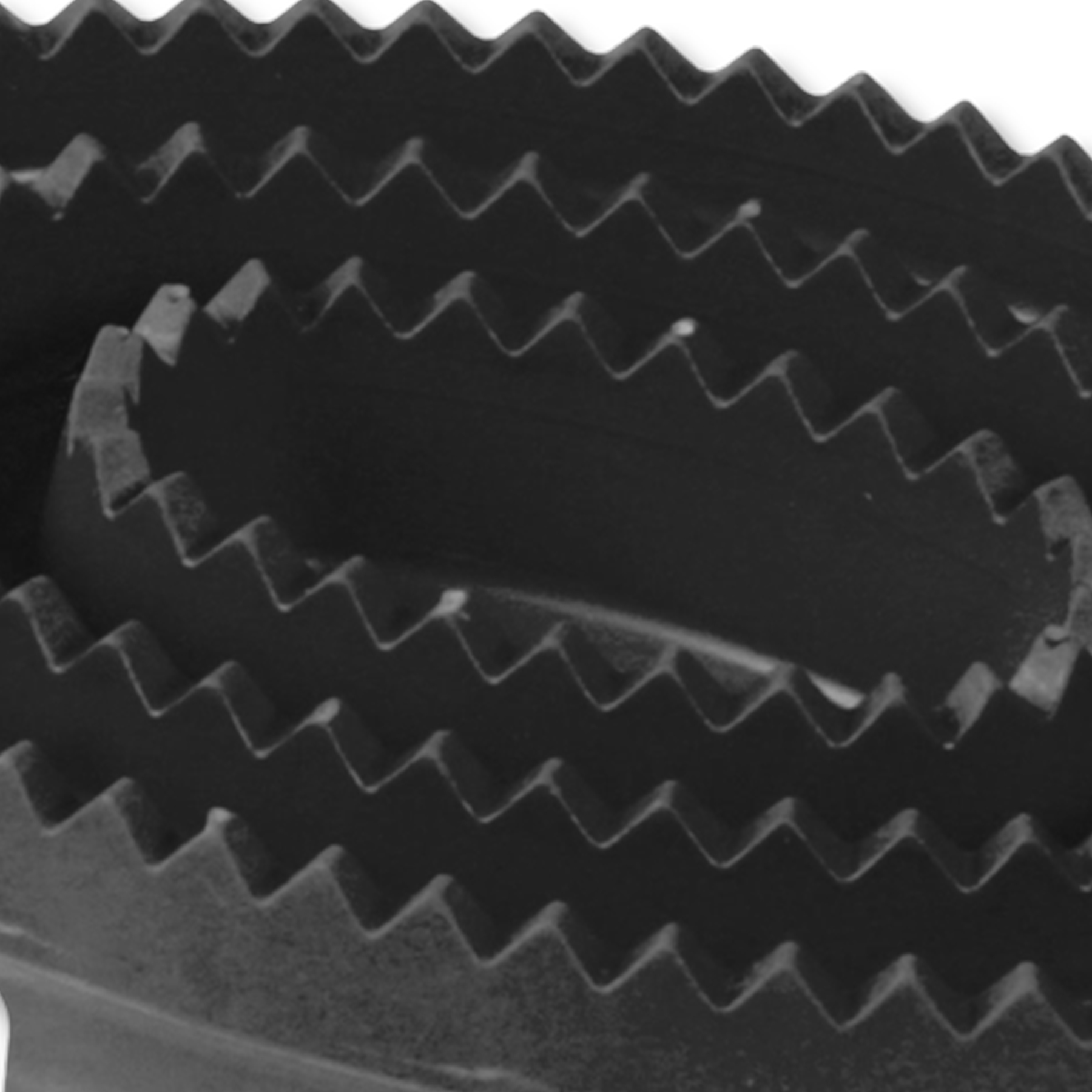 Gummistriegel klein, schwarz