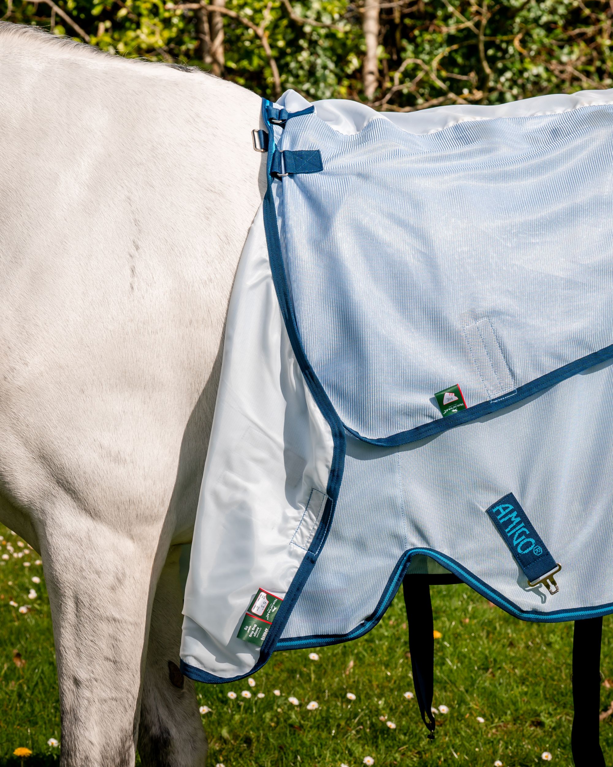 Fliegendecke Amigo Bug Rug in azure Blue/navy