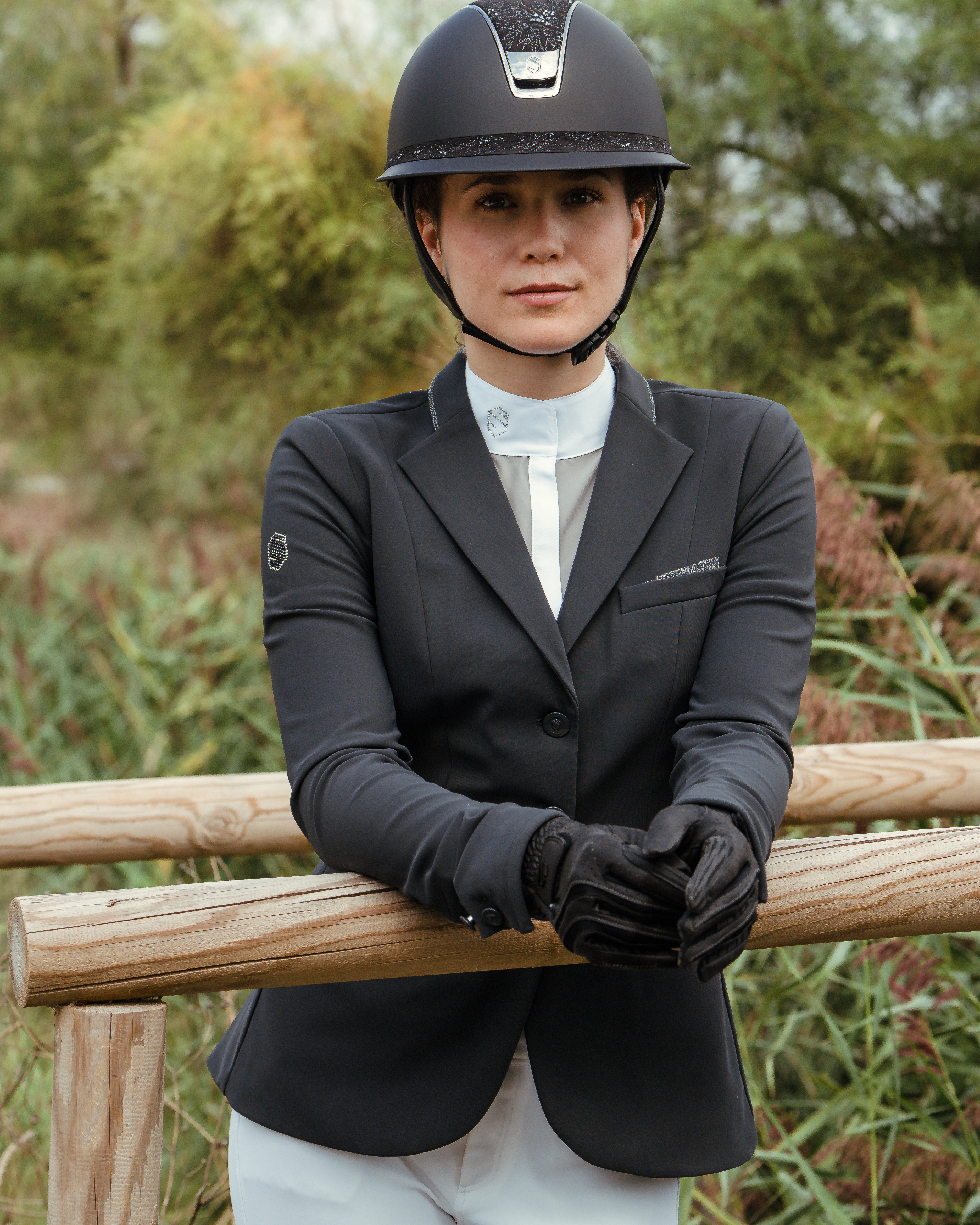 Ladies show jacket Victorine Crystal Fabric