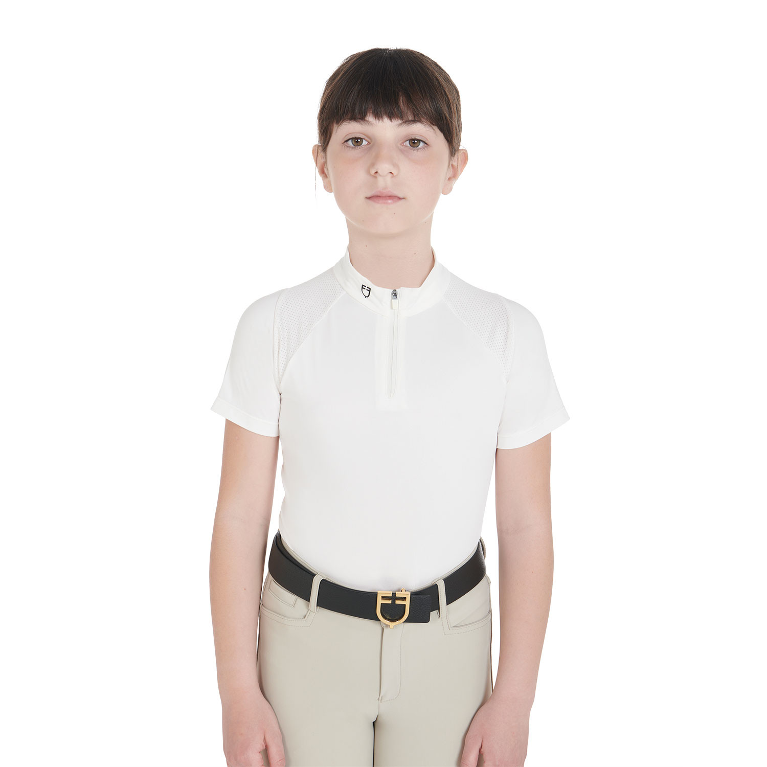 Schmales Kinder-Trainingspolo High Performance