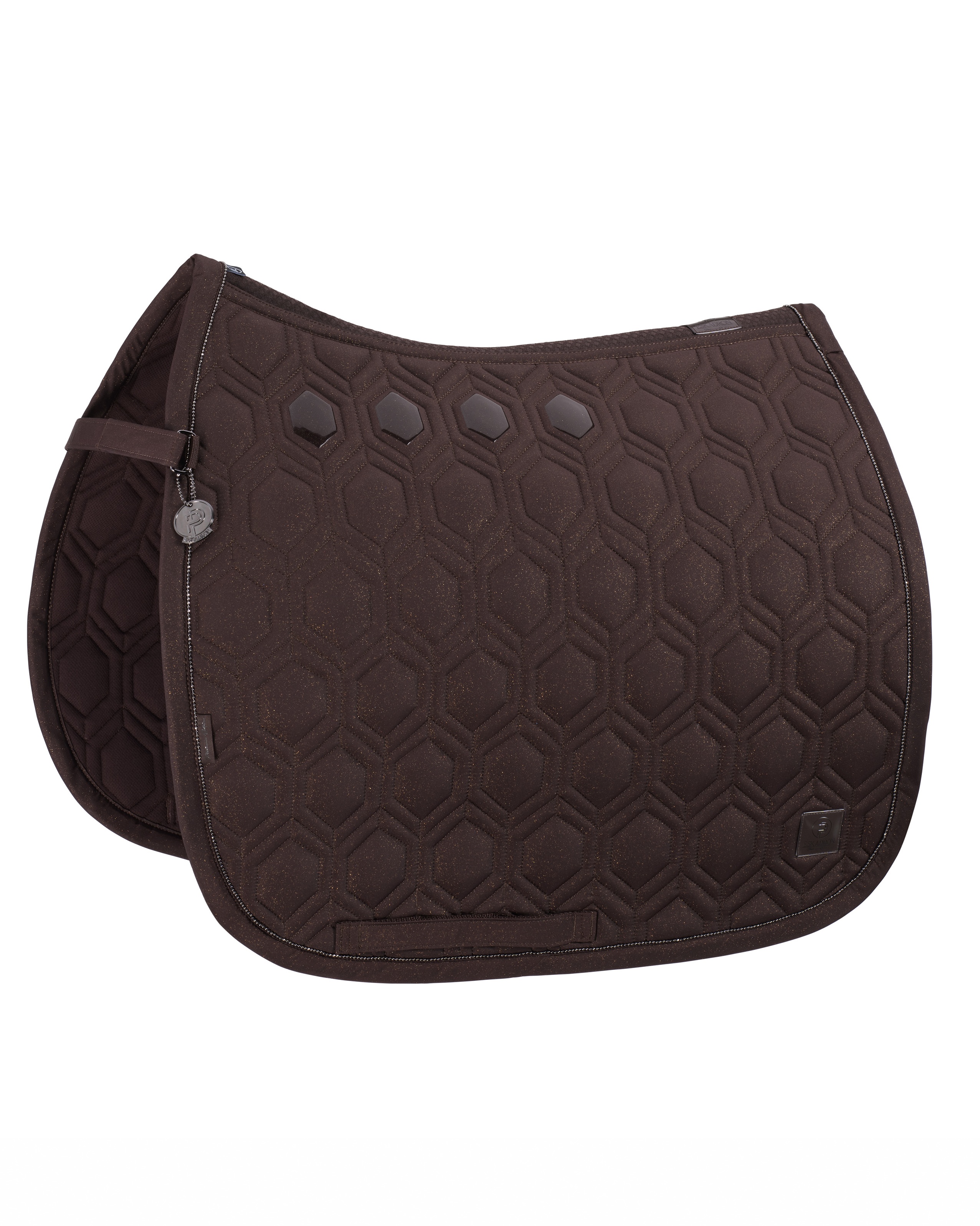 Saddle pad Sparkle Emblem Platinum