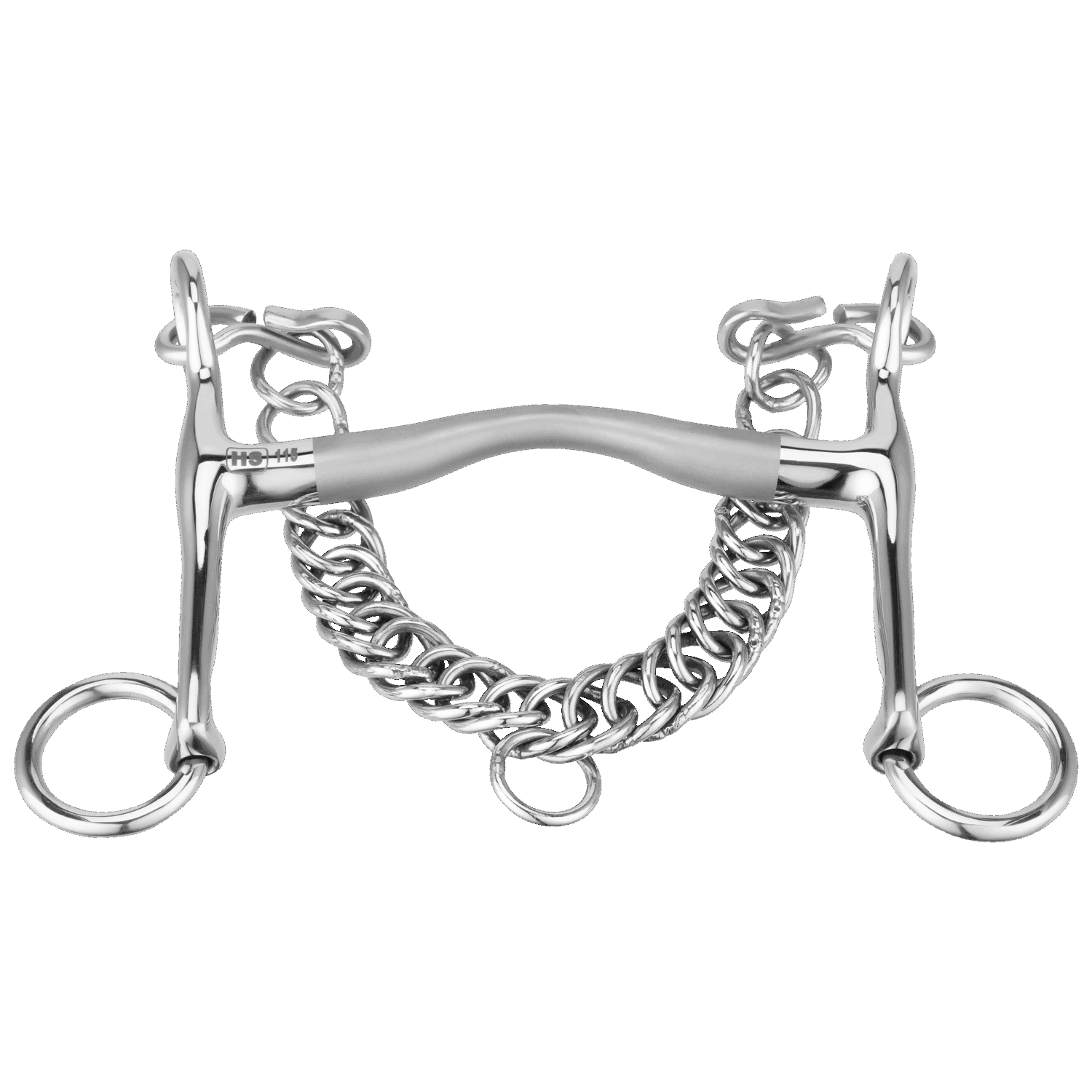 SATINOX Pony Reitkandare 14 mm - Edelstahl rostfrei