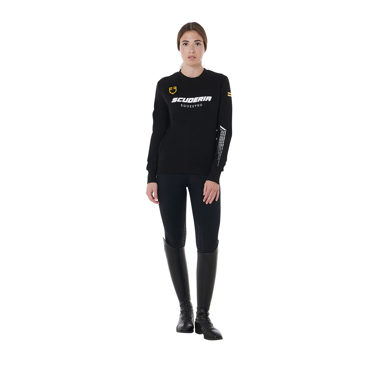 Scuderia Damen-Rundhalssweatshirt