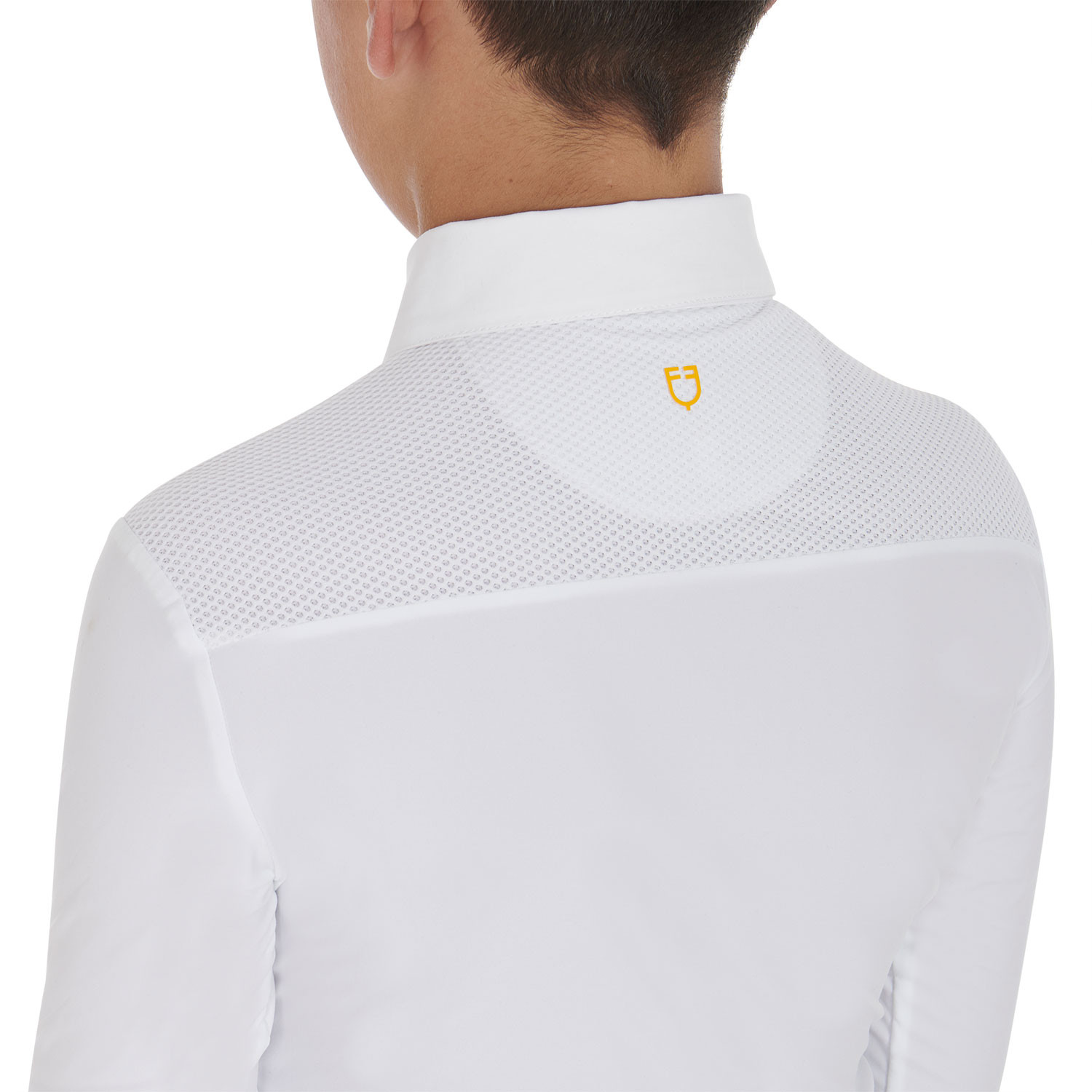 Langarm-Poloshirt mit Knöpfen für Jungen