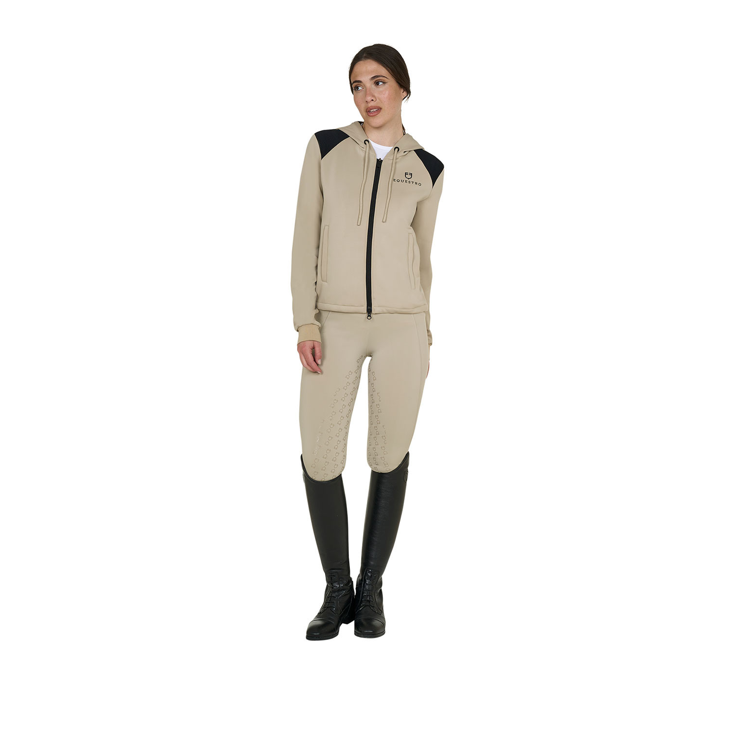Damen-Cropped-Hoodie