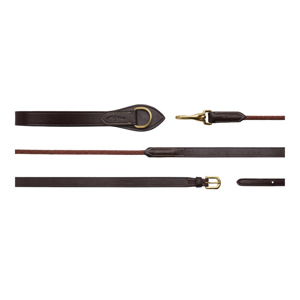 Ausbindezügel aus Leder und Nylon 5/8" | Dy'on