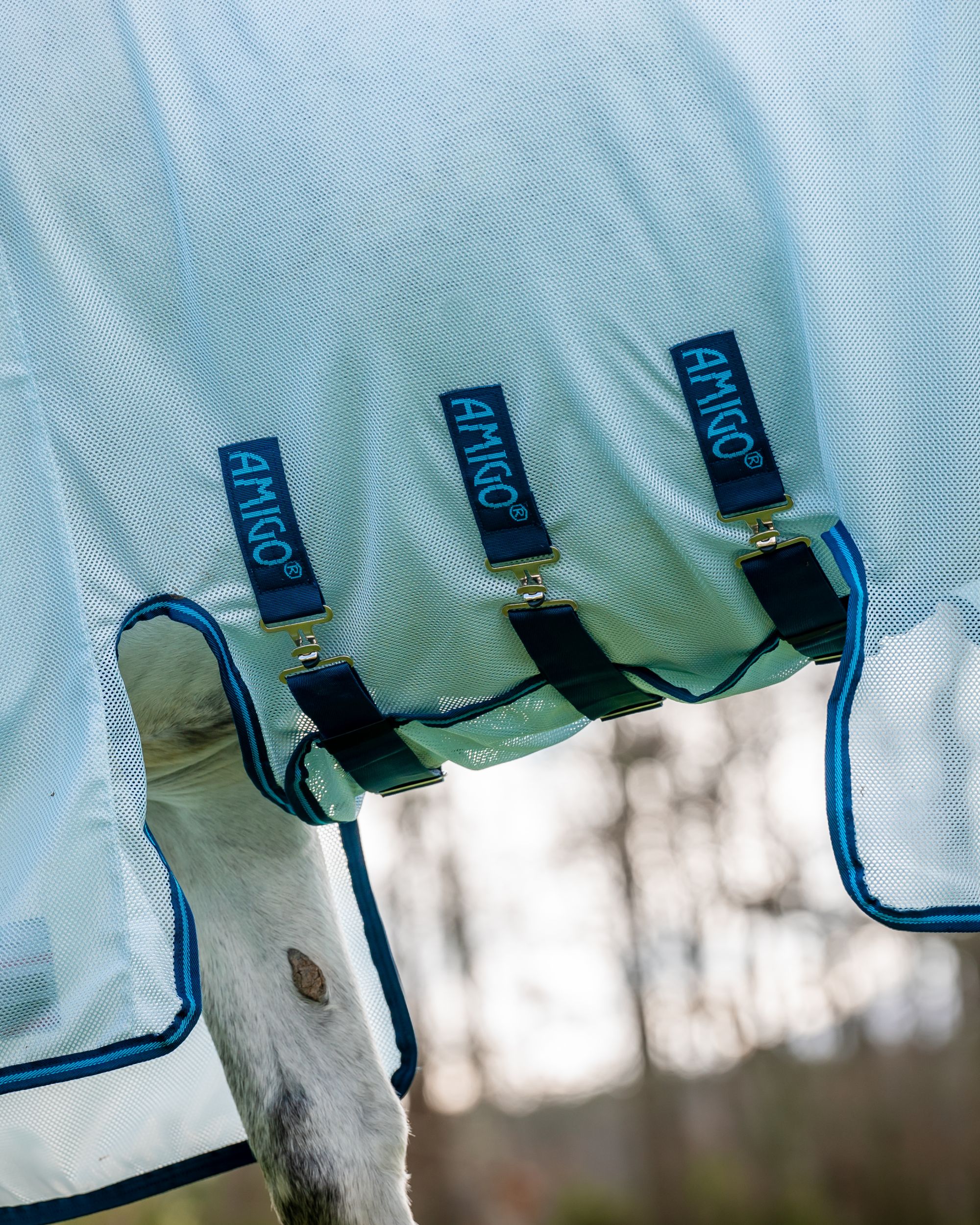 Fly rug Amigo Bug Buster in azure blue/navy